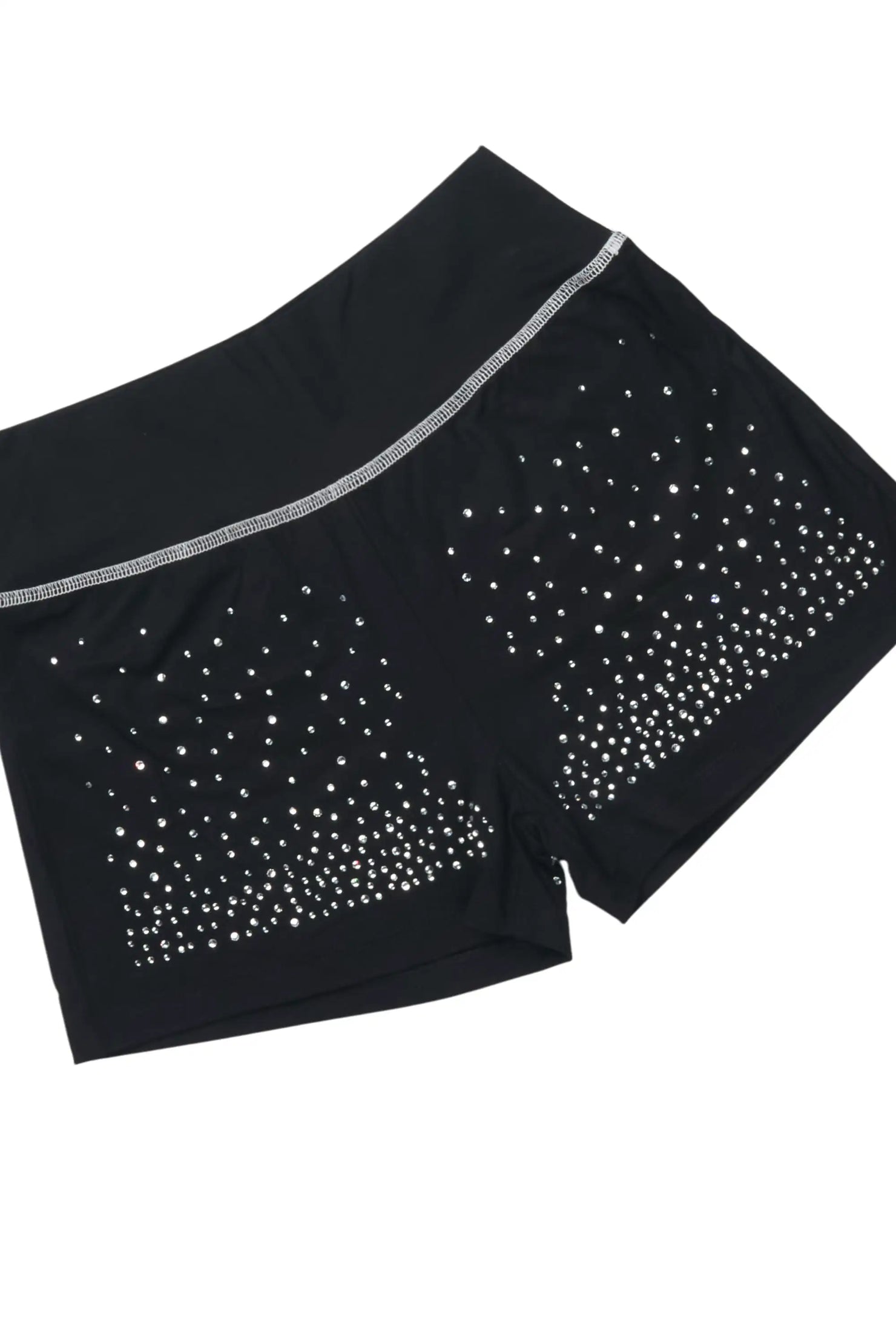 Joella Black Rhinestone Short Set