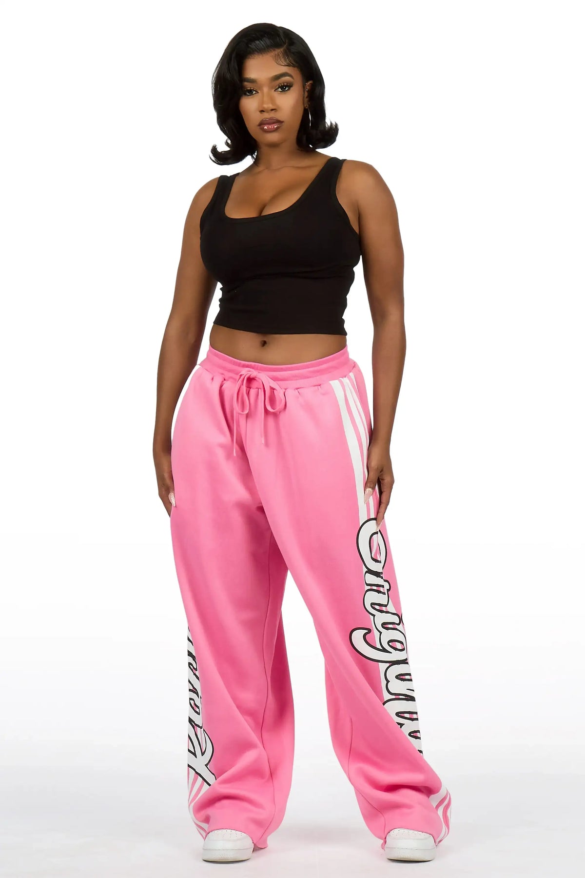 Trinnity Pink Baggy Track Pant