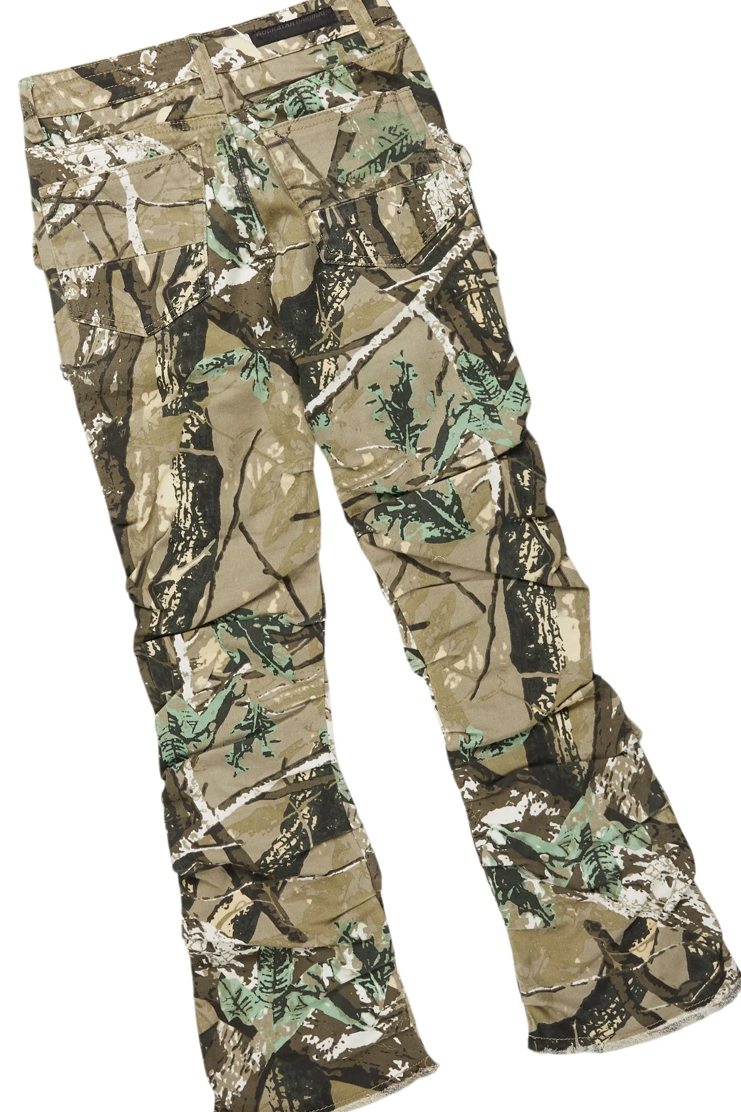 Boys All Eyes Dark Grey Hoodie/Stacked Flare Jean Set