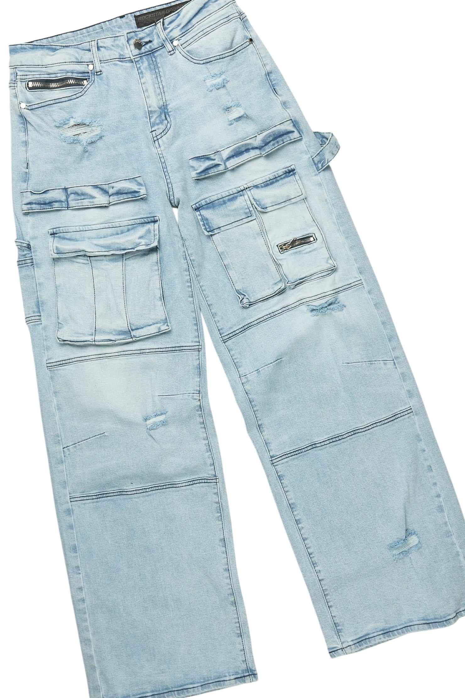 Yooz Heather Grey Hoodie & Burain Baggy Fit Jean Bundle