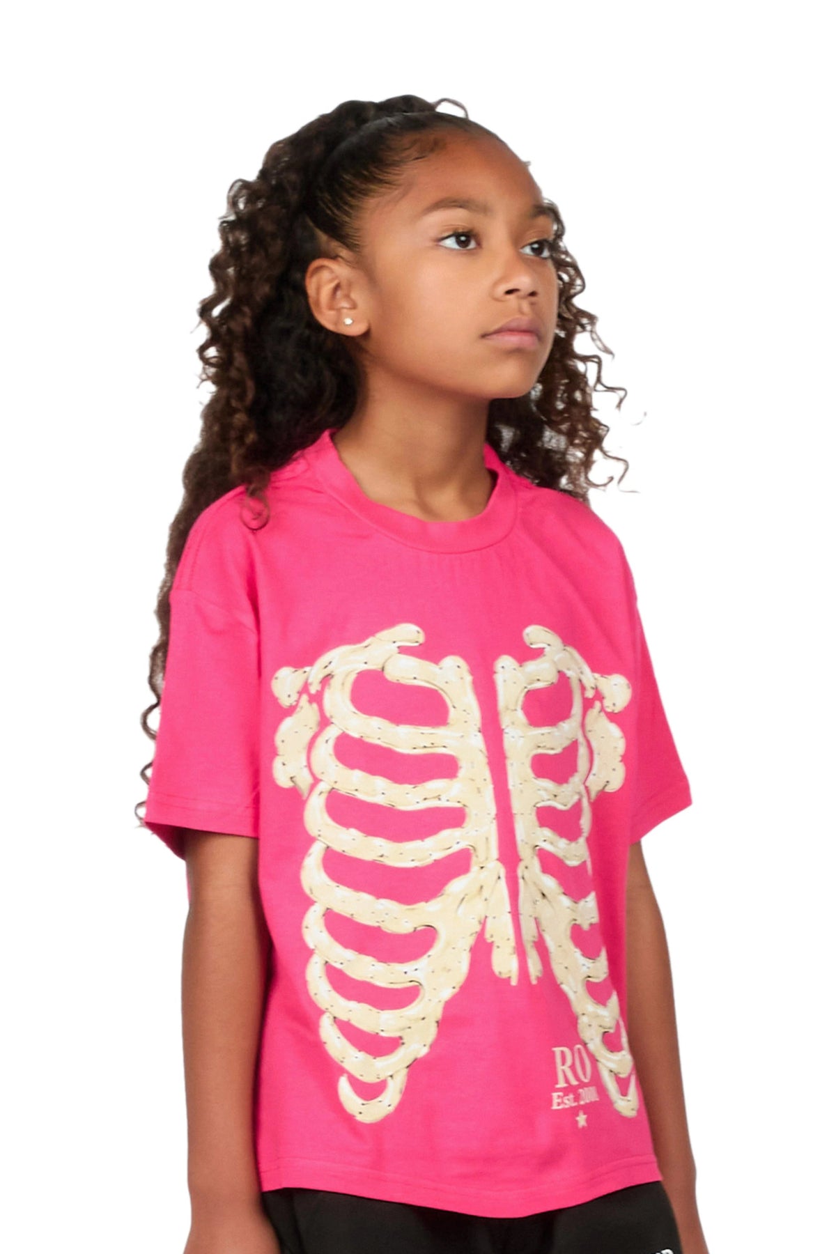 Girls Vermy Fuchsia Grapchic T-Shirt