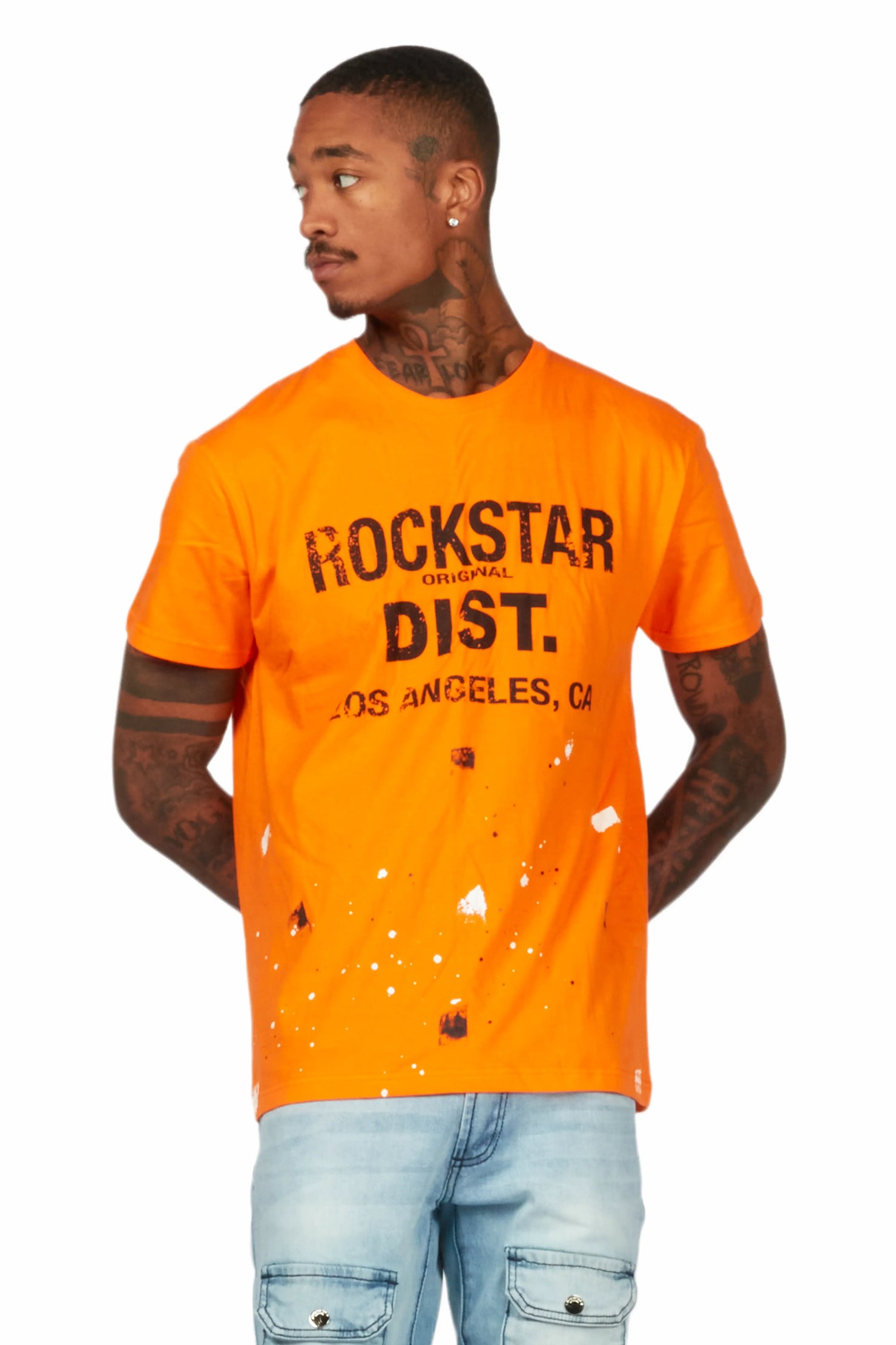 Scottie Orange Graphic T-Shirt