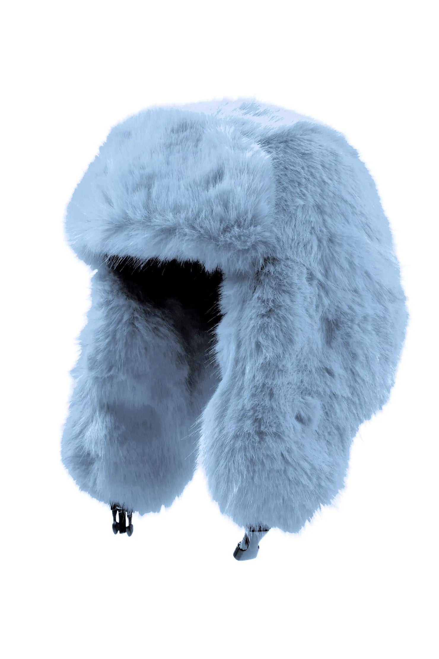 Ajaya Baby Blue Faux Fur Trapper Hat