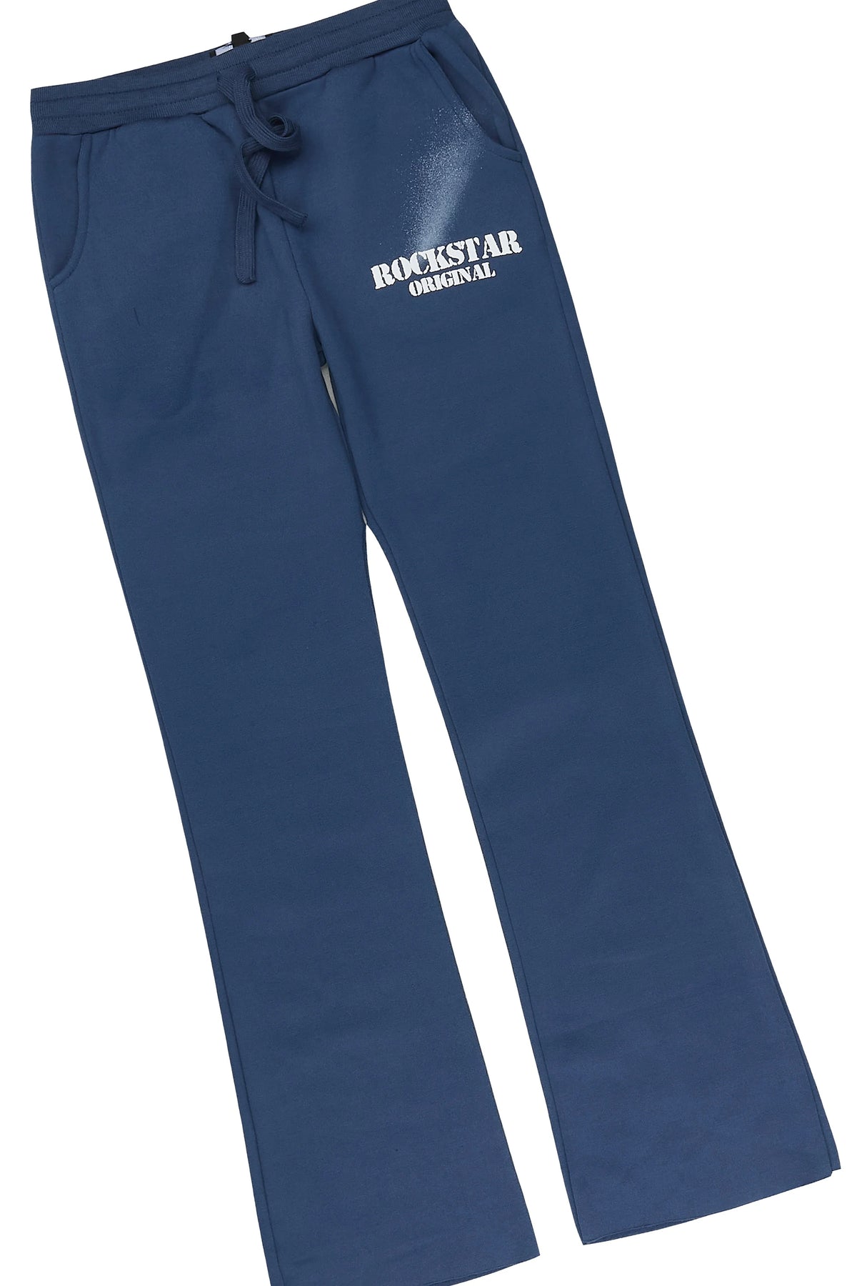 Boys Soler Navy Hoodie Stacked Track Set
