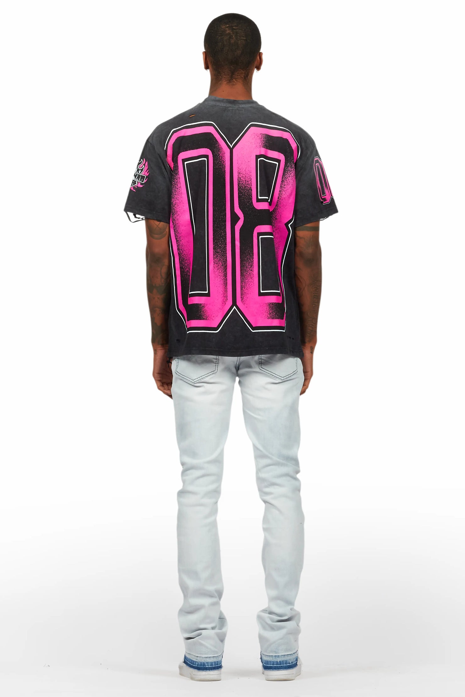 Alim Vintage Black Oversized Graphic T-Shirt