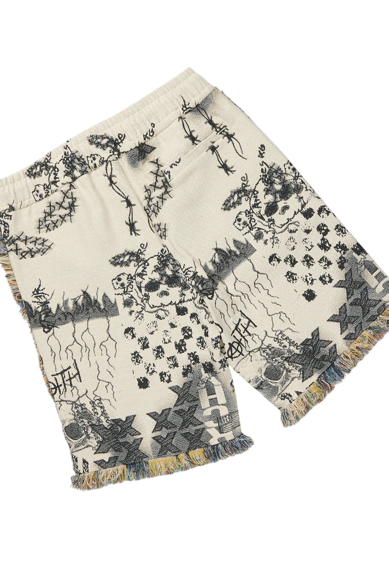 Tappy Black/Beige T-Shirt Short Set