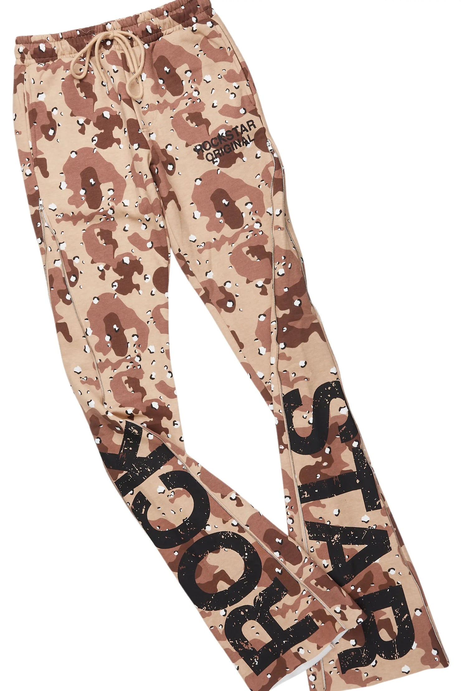 Deniska Desert Camo T-Shirt/Baggy Stacked Flare Track Set