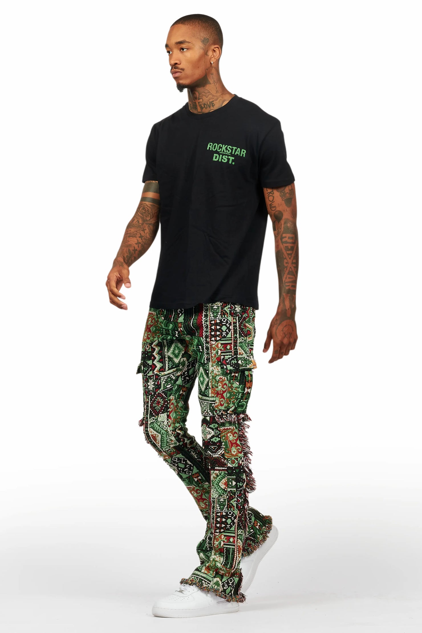 Lake Black/Green T-Shirt/Tapestry Jean Bundle
