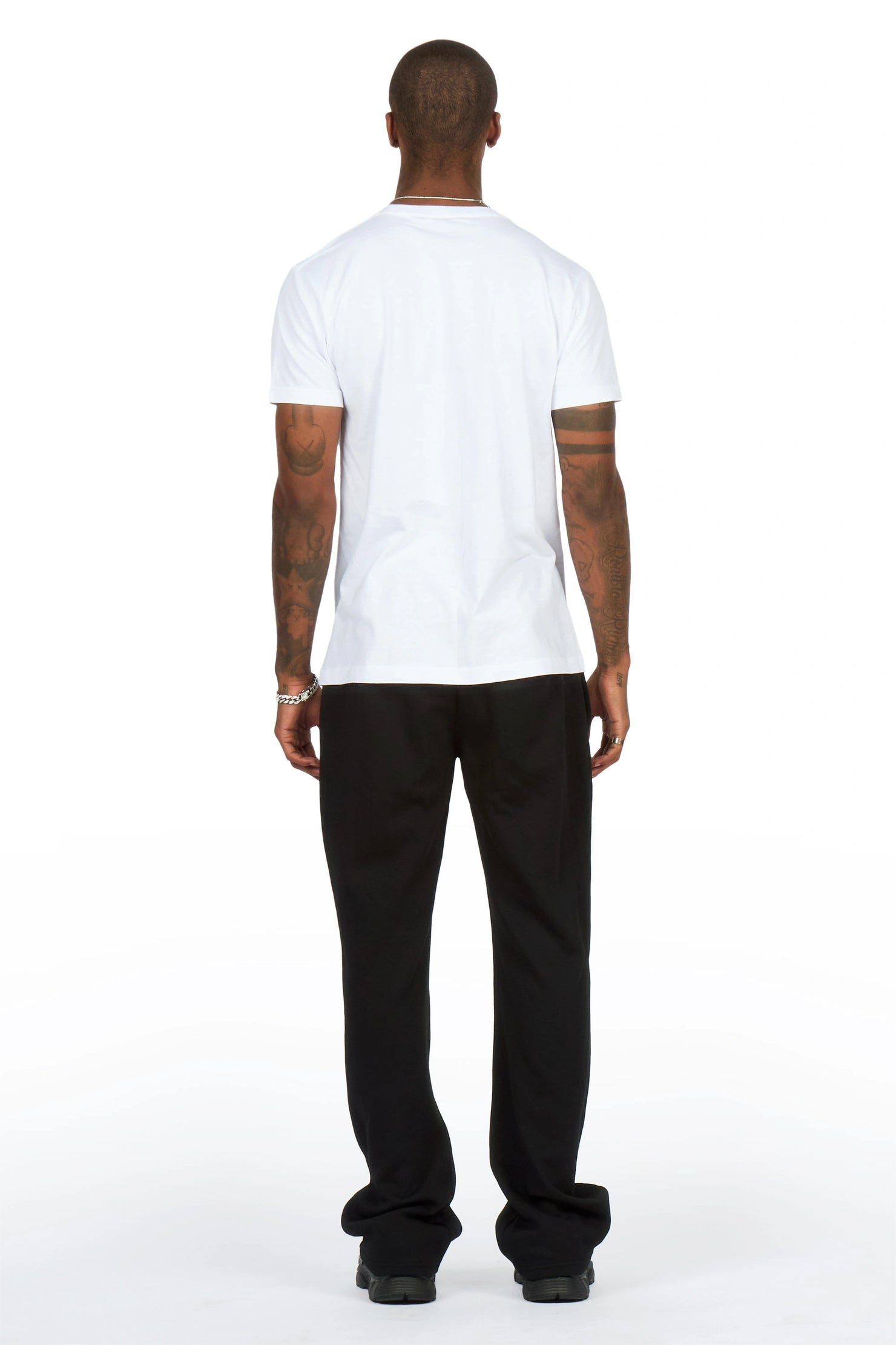 Twinkle White/Black T-Shirt/Relaxed Track Set