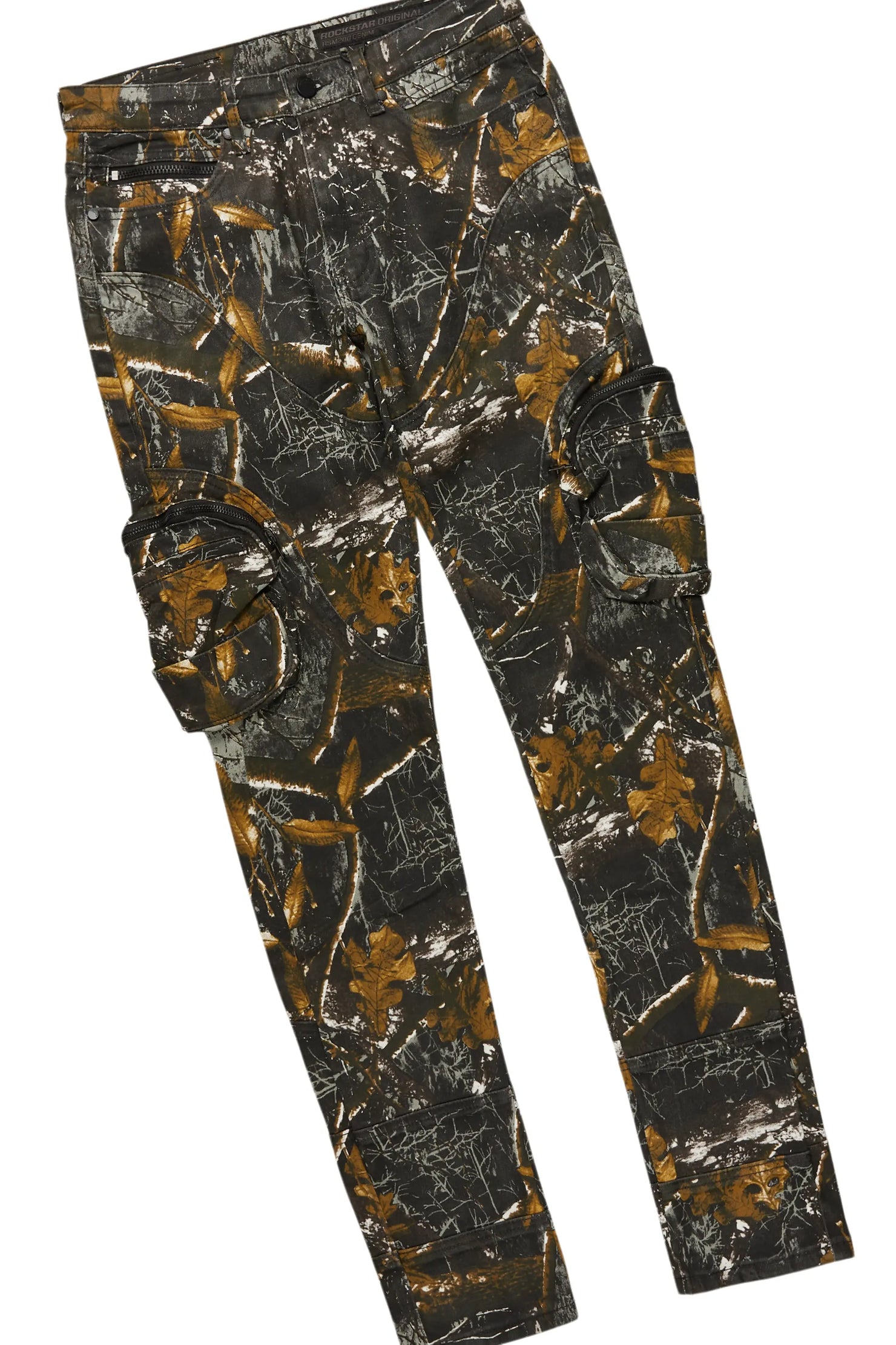 Lake White/Camo T-Shirt & Slvion Slim Fit Jean Bundle