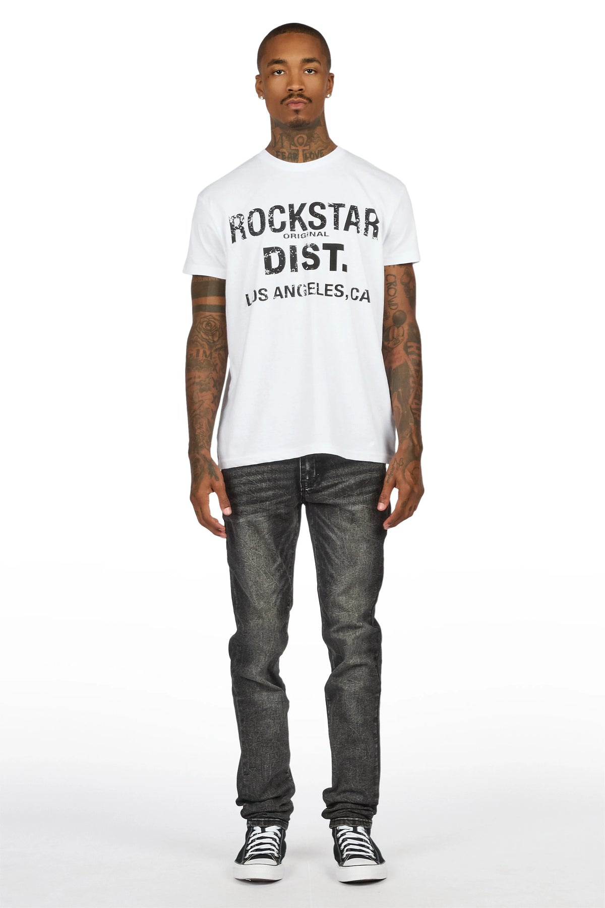 Oloko Dark Grey Slim Fit Jean