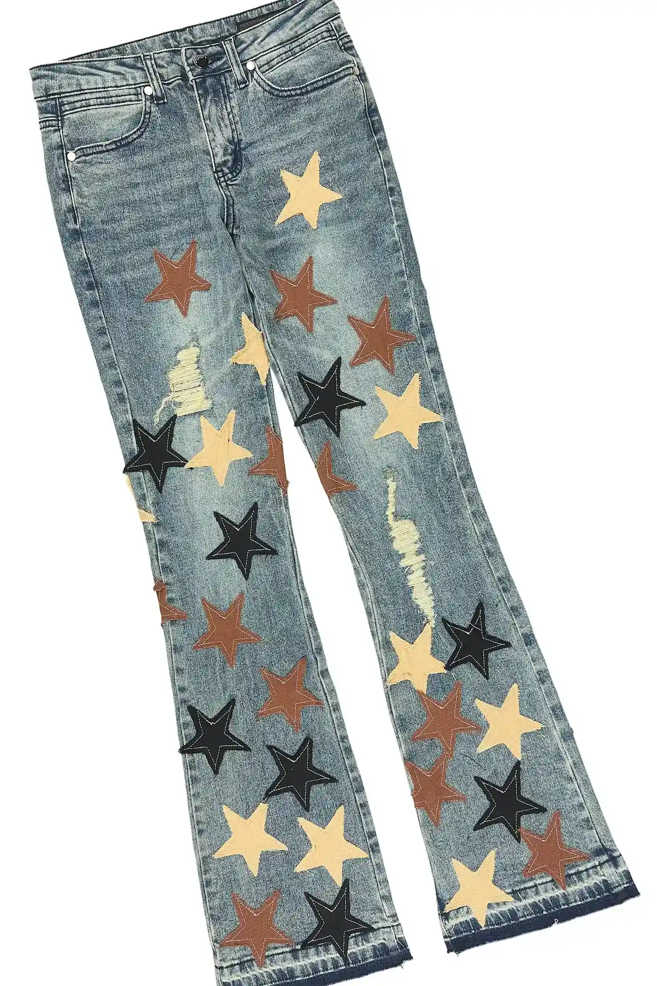 Boys Starlane Tint Denim Jacket & Stacked Jean Set