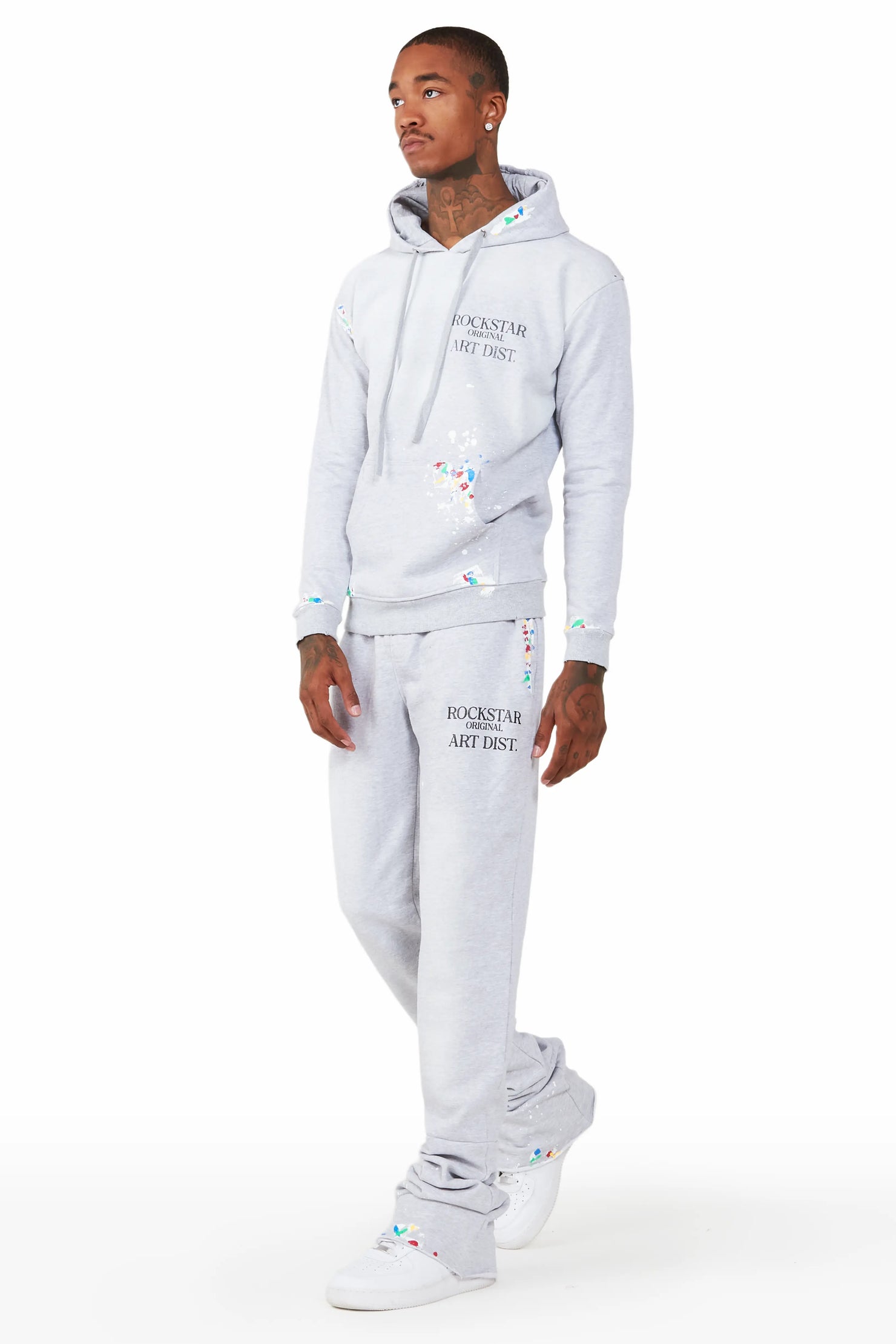 Rockstar Art Dist. Grey Super Stacked Track Set