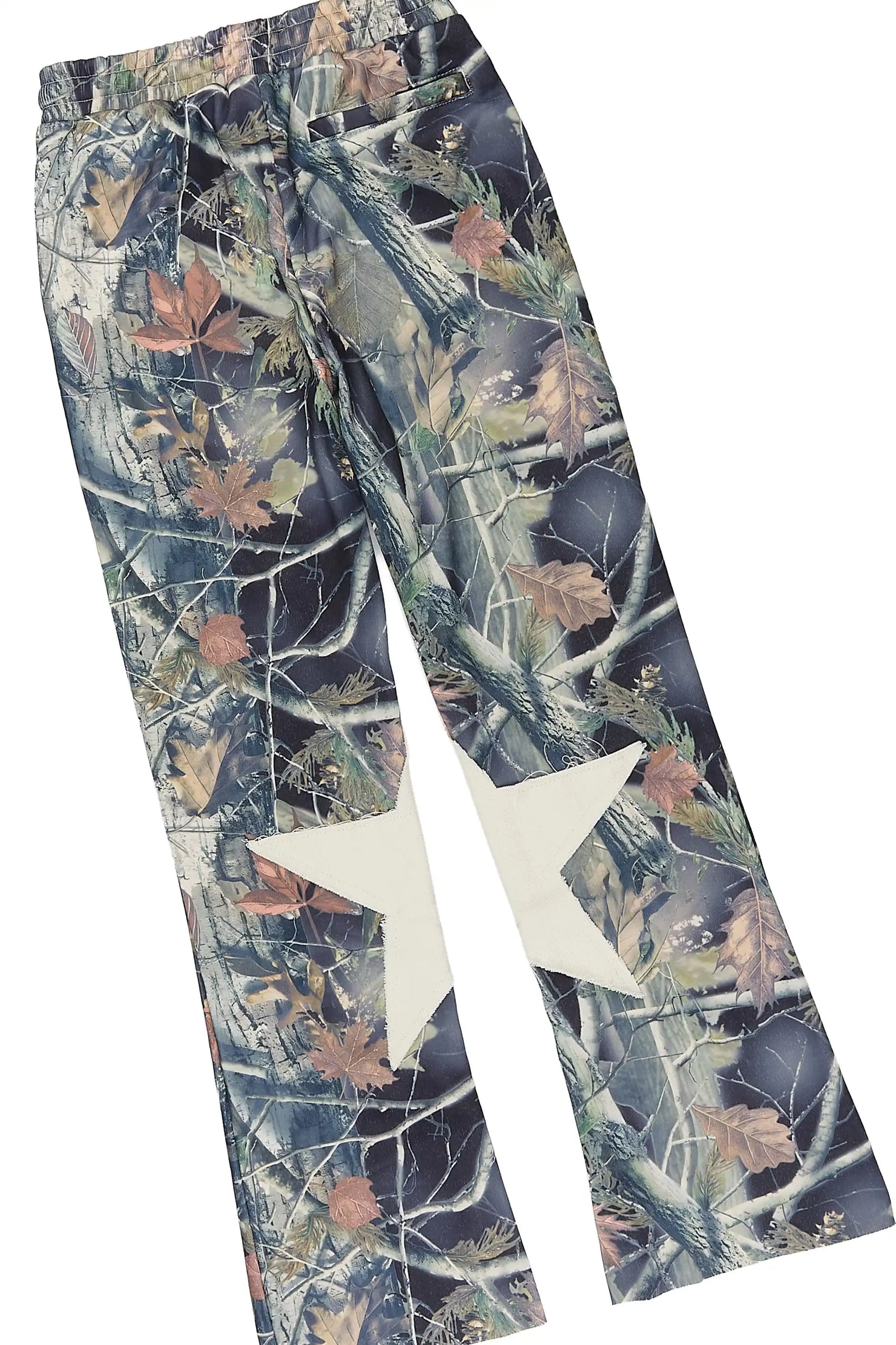 Boys Delgero Heather Grey/Camo Long Sleeve T-Shirt Track Set