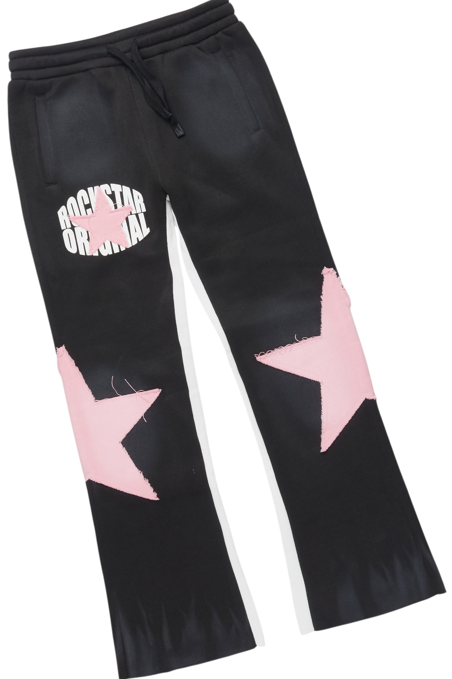 Girls Khaly Black/Pink Track Set