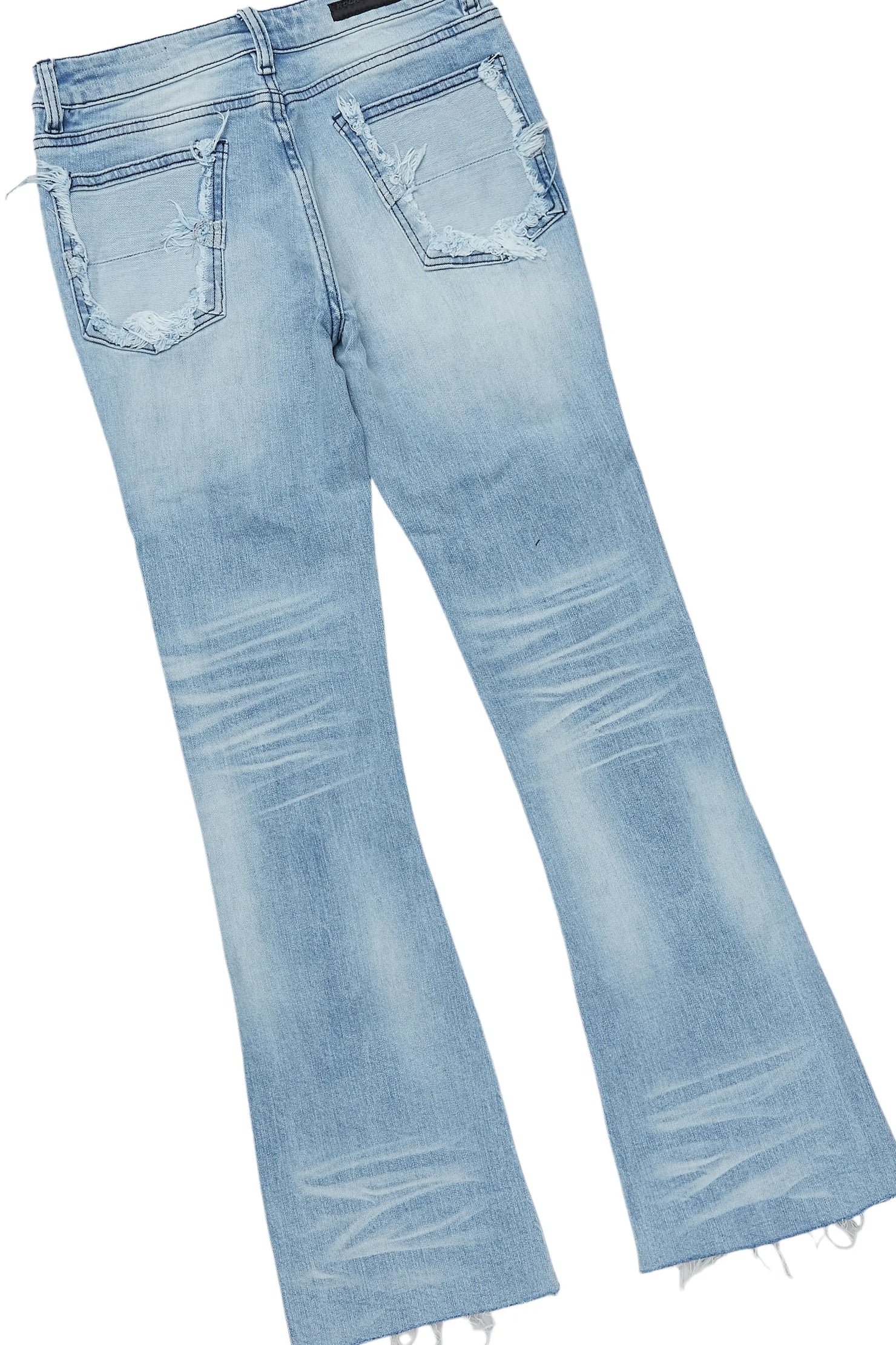 Boys Soweto Red Hoodie/Stacked Flare Jean Set