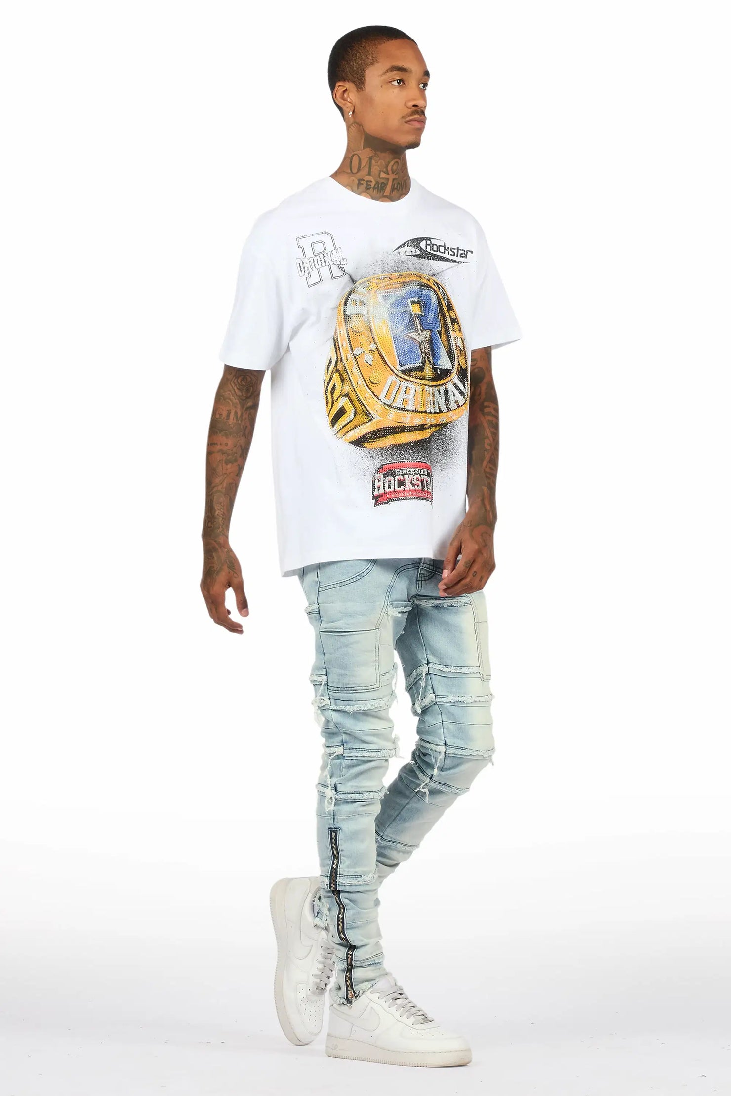 Horado Light Blue Wash Skinny Fit Jean