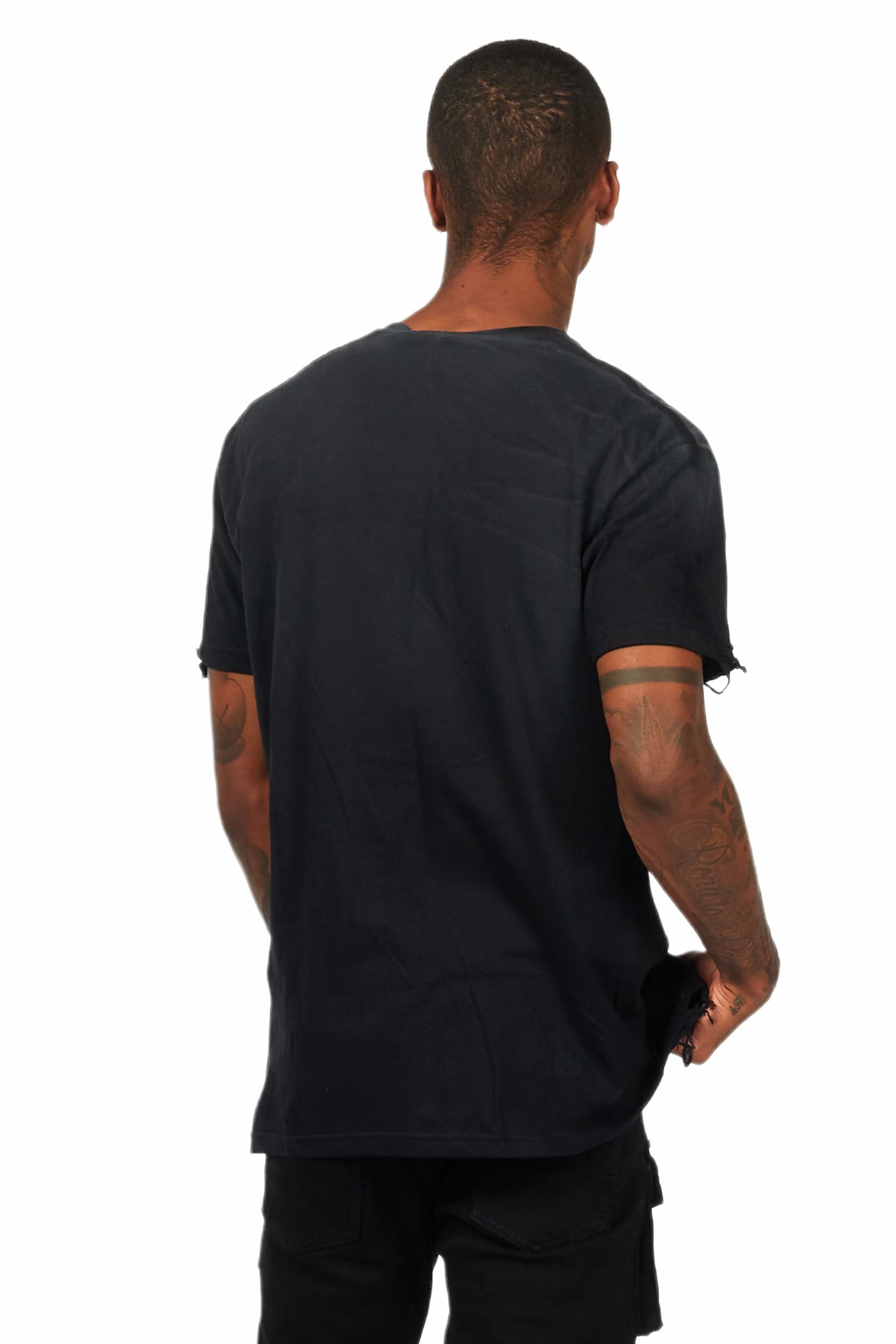 Gonave Black Oversized Graphic T-Shirt