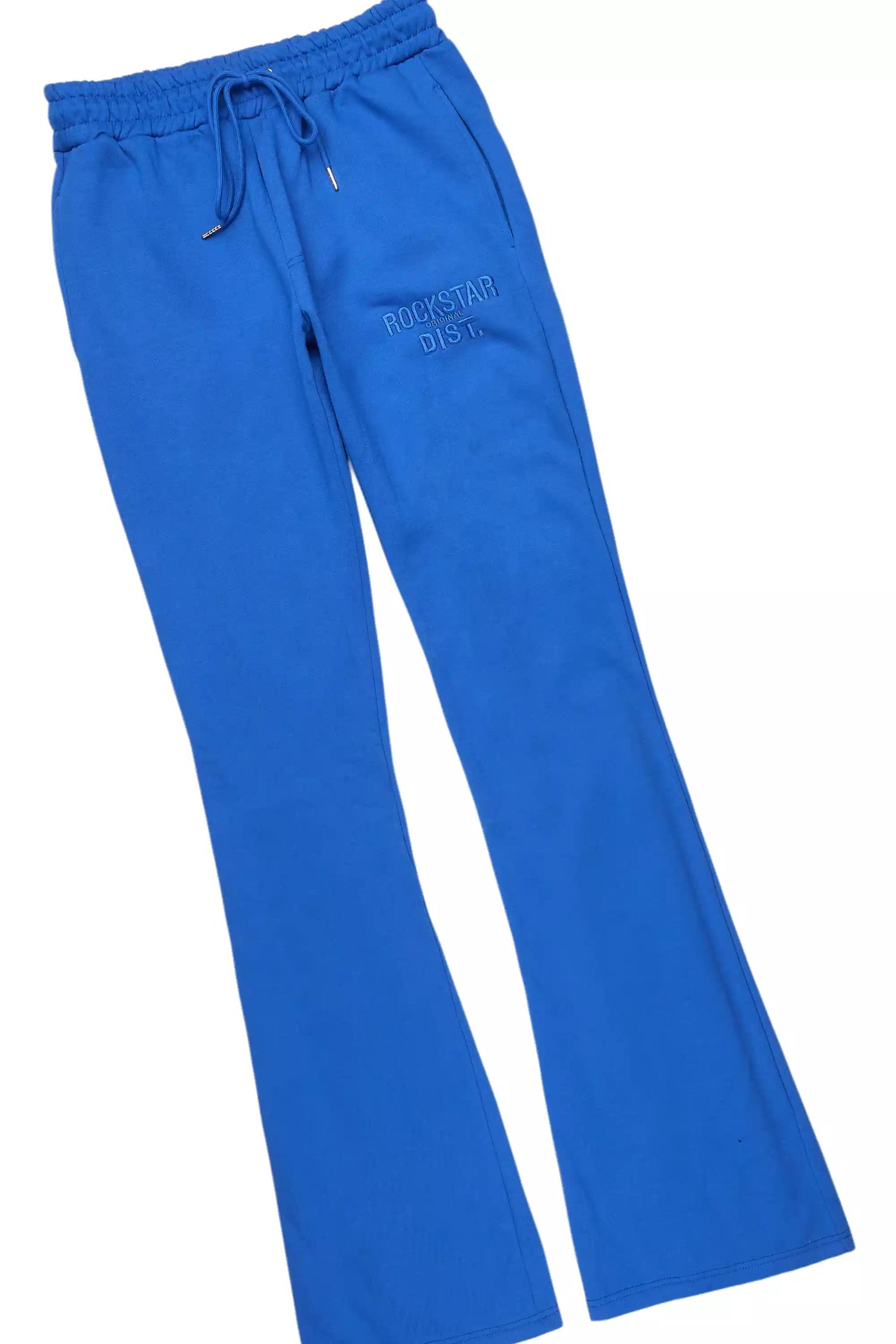 Antal Royal Blue Long Sleeve T-Shirt/Baggy Stacked Track Set