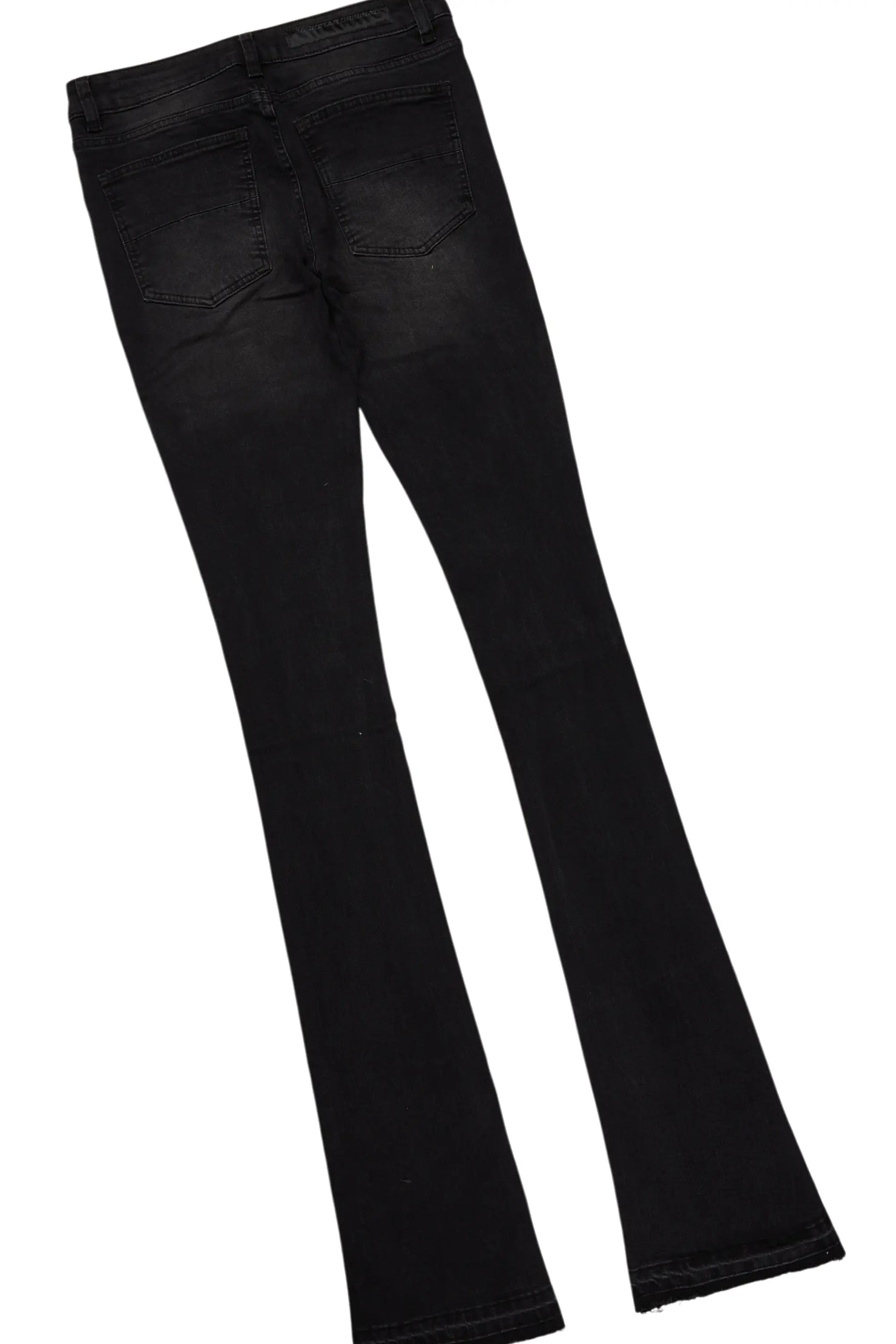 Smitty Black Hoodie & Stellan Stacked Flare Jean Bundle