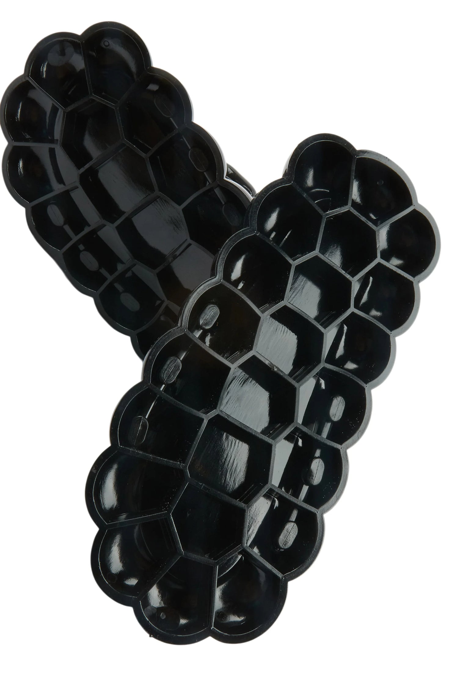 Jasmyne Black Bubble Slides