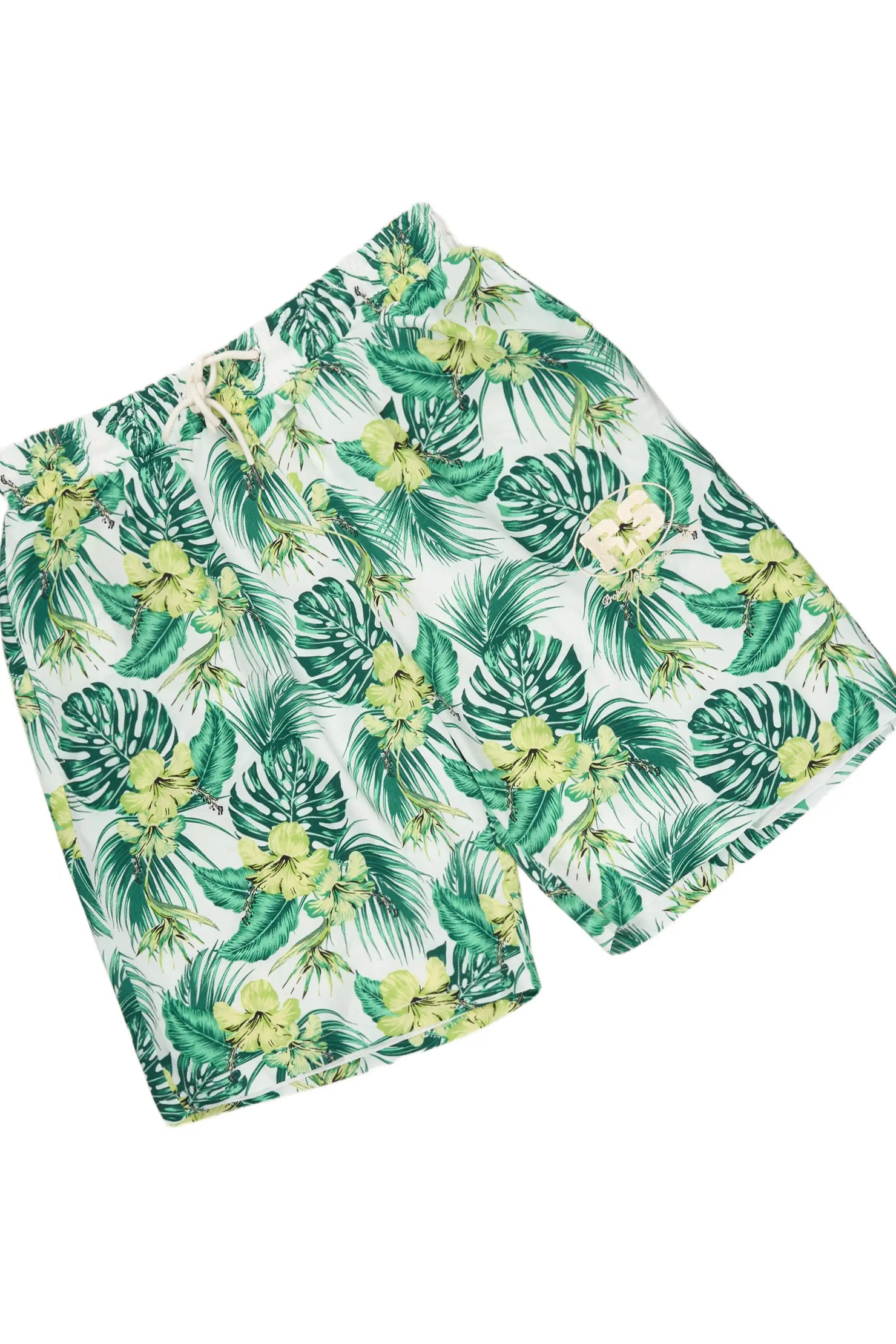 Puka Green Button Down Shirt/Short Set