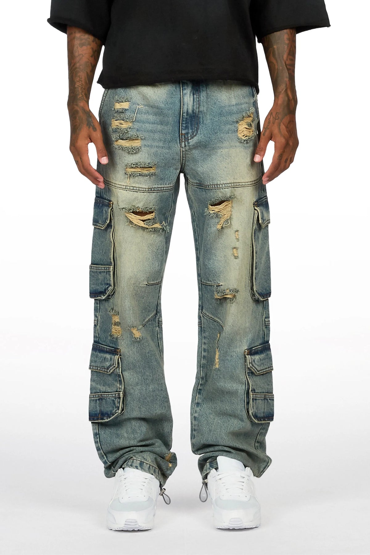 Sylvie Blue Straight Fit Jean