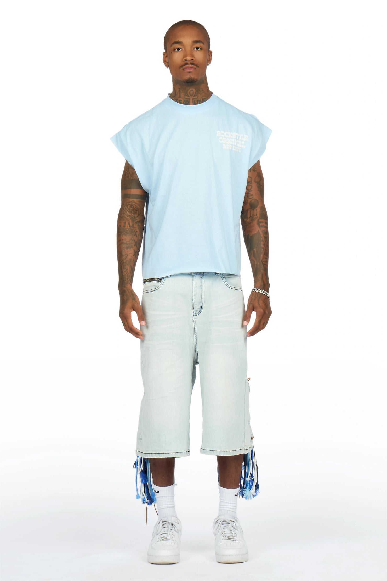 Otto Light Blue Jort