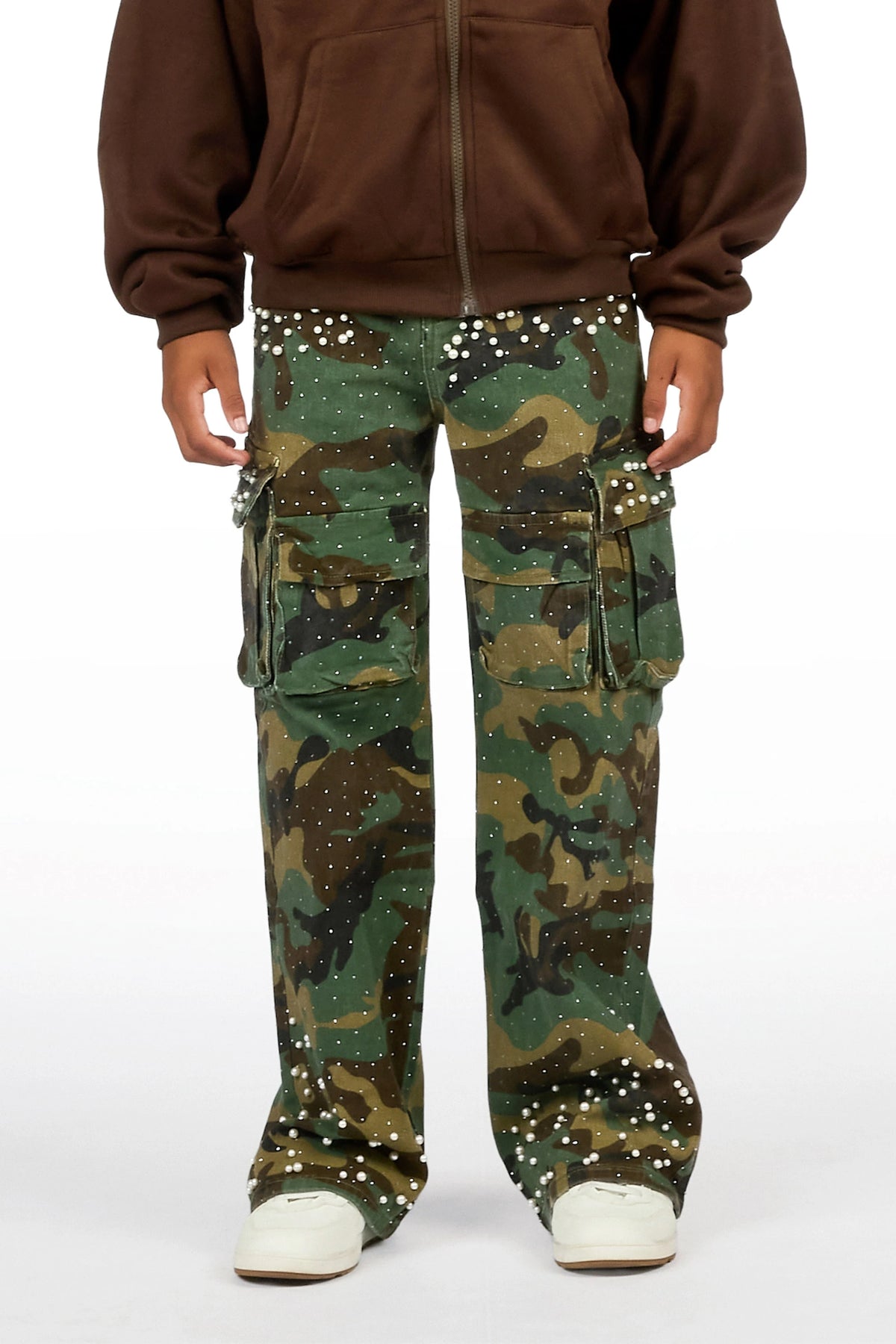 Boys Bryx Camo Pearl Baggy Fit Jean