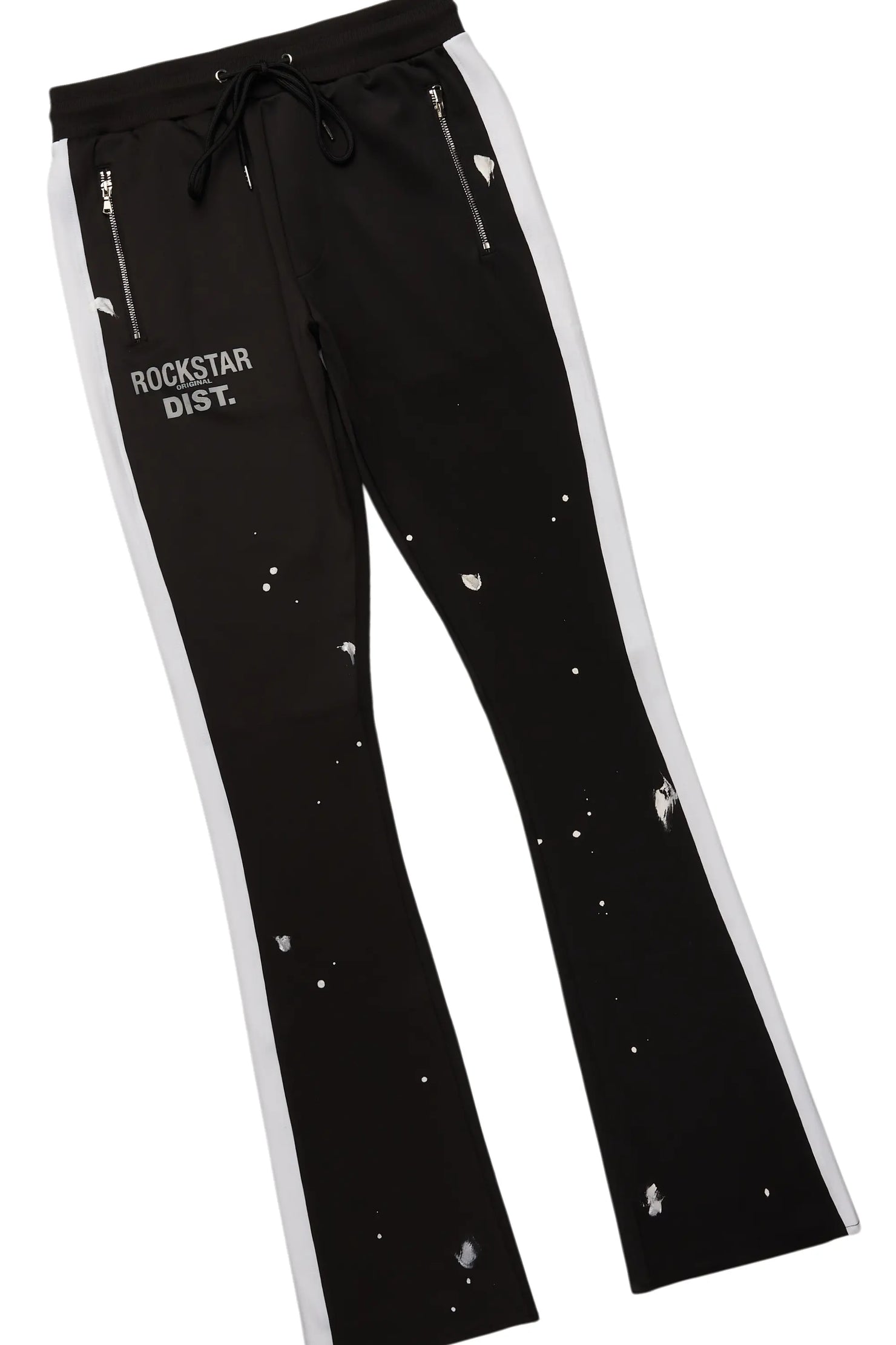 Arlo White/Black T-Shirt/Stacked Flare Track Set