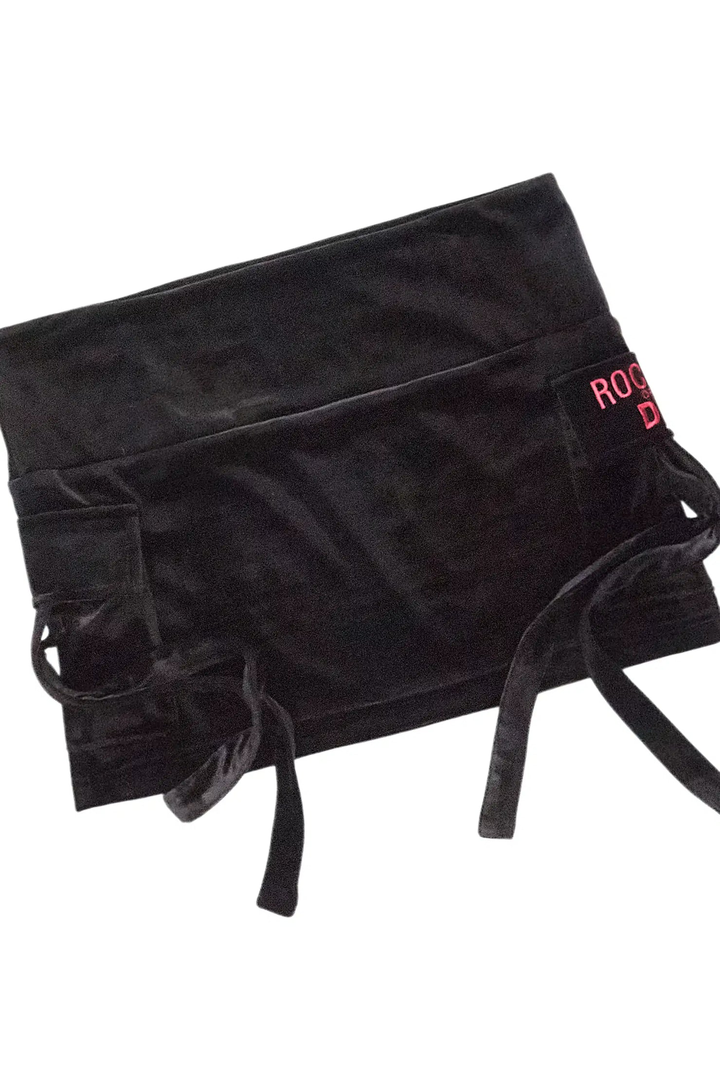 Tangela Black/Pink Cargo Velour Skirt Set