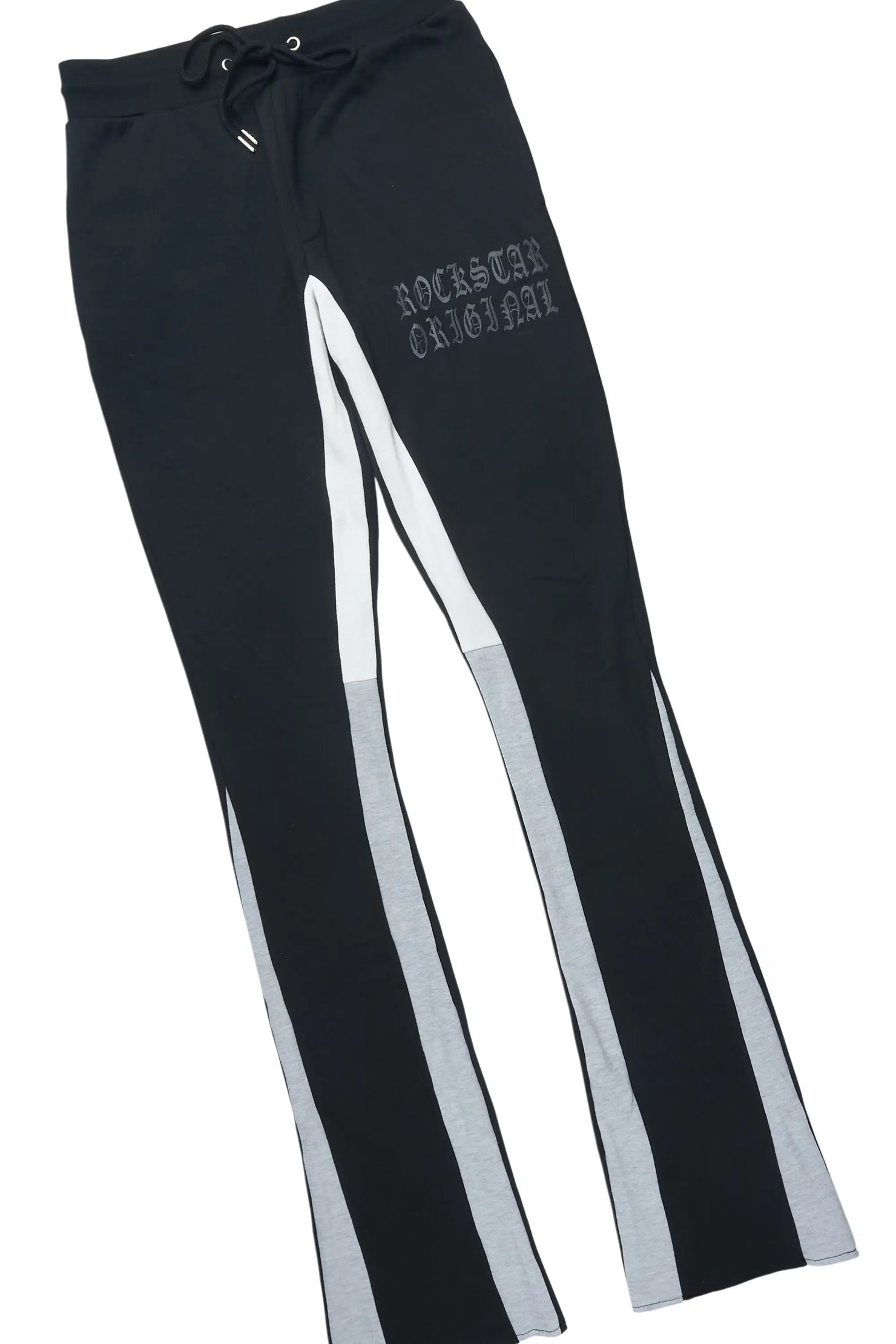 Navion Black/Grey Hoodie/Stacked Flare Track Set