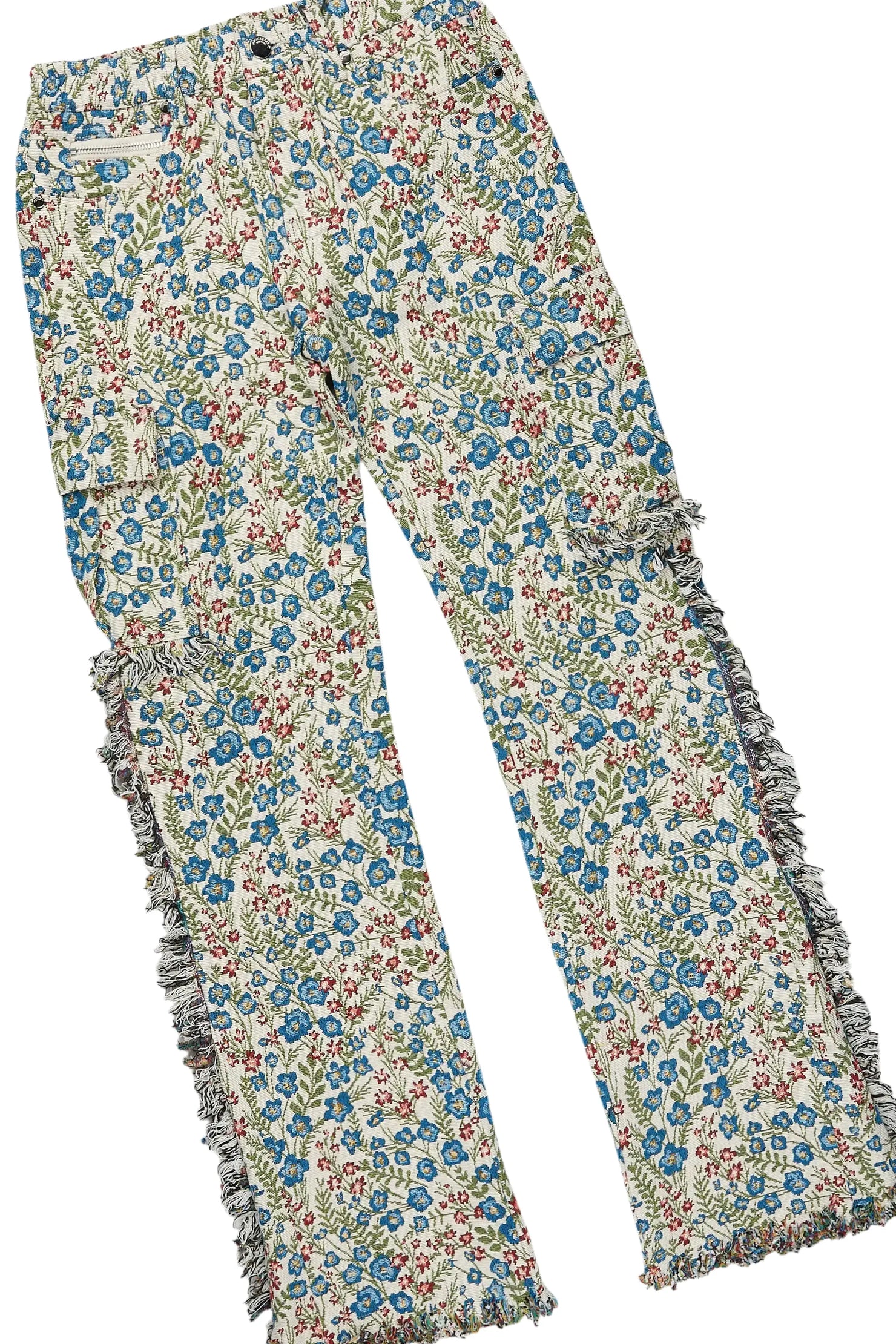 Boys Beno Heather Grey Hoodie/Stacked Flare Jean Set