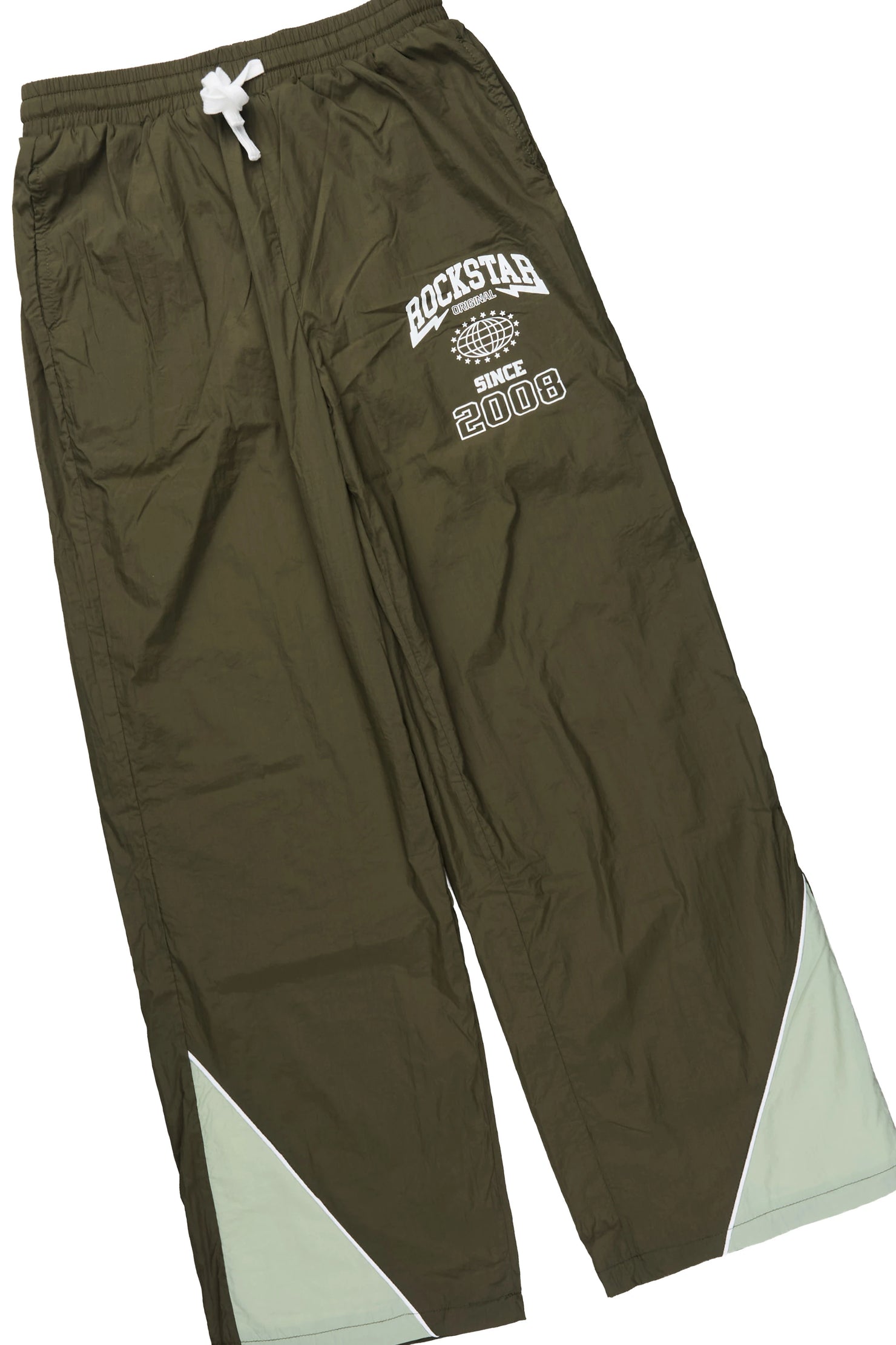 Boys Ventoso Olive Windbreaker Jacket Track Set