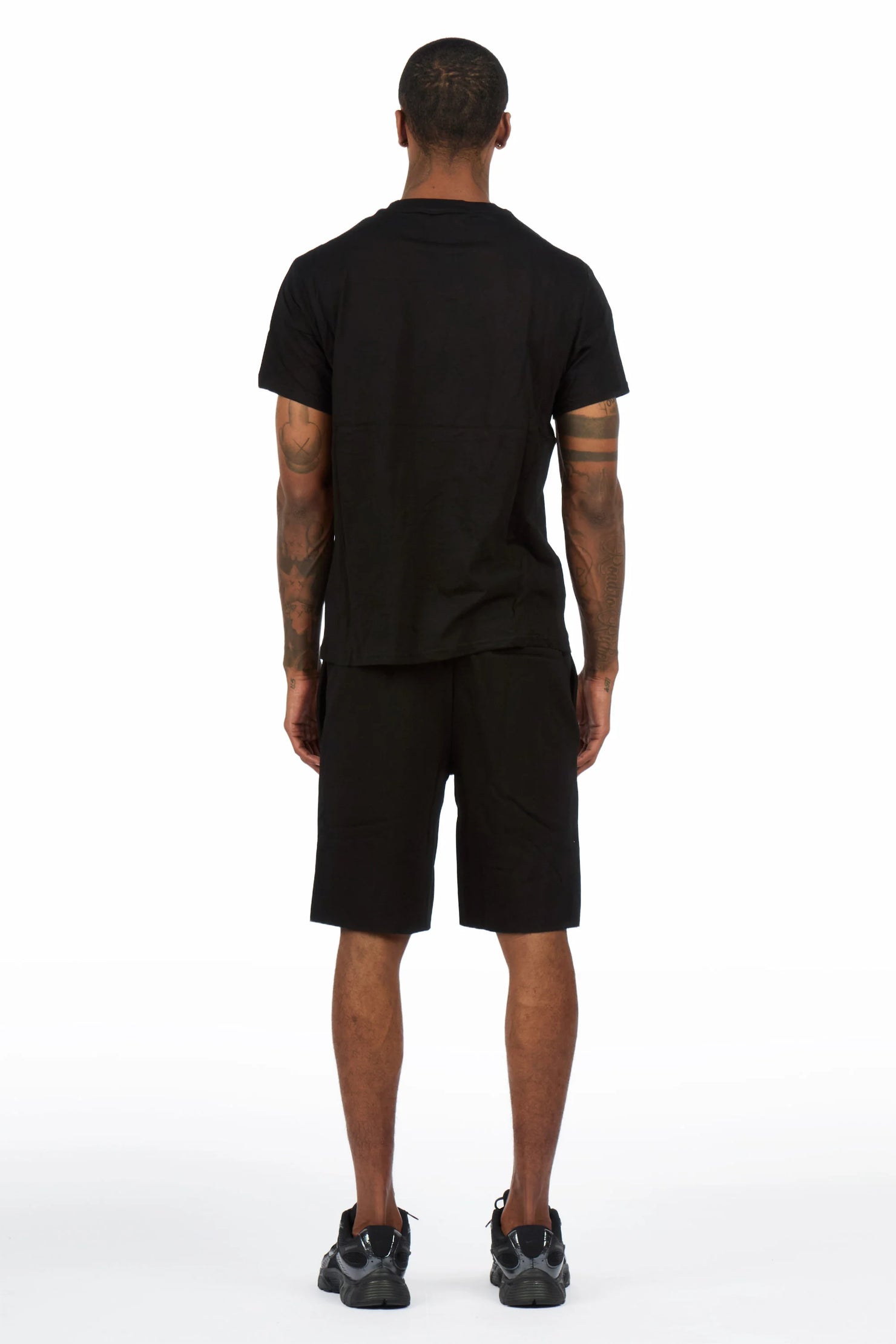 Wizzurd Black T-Shirt/Short Set