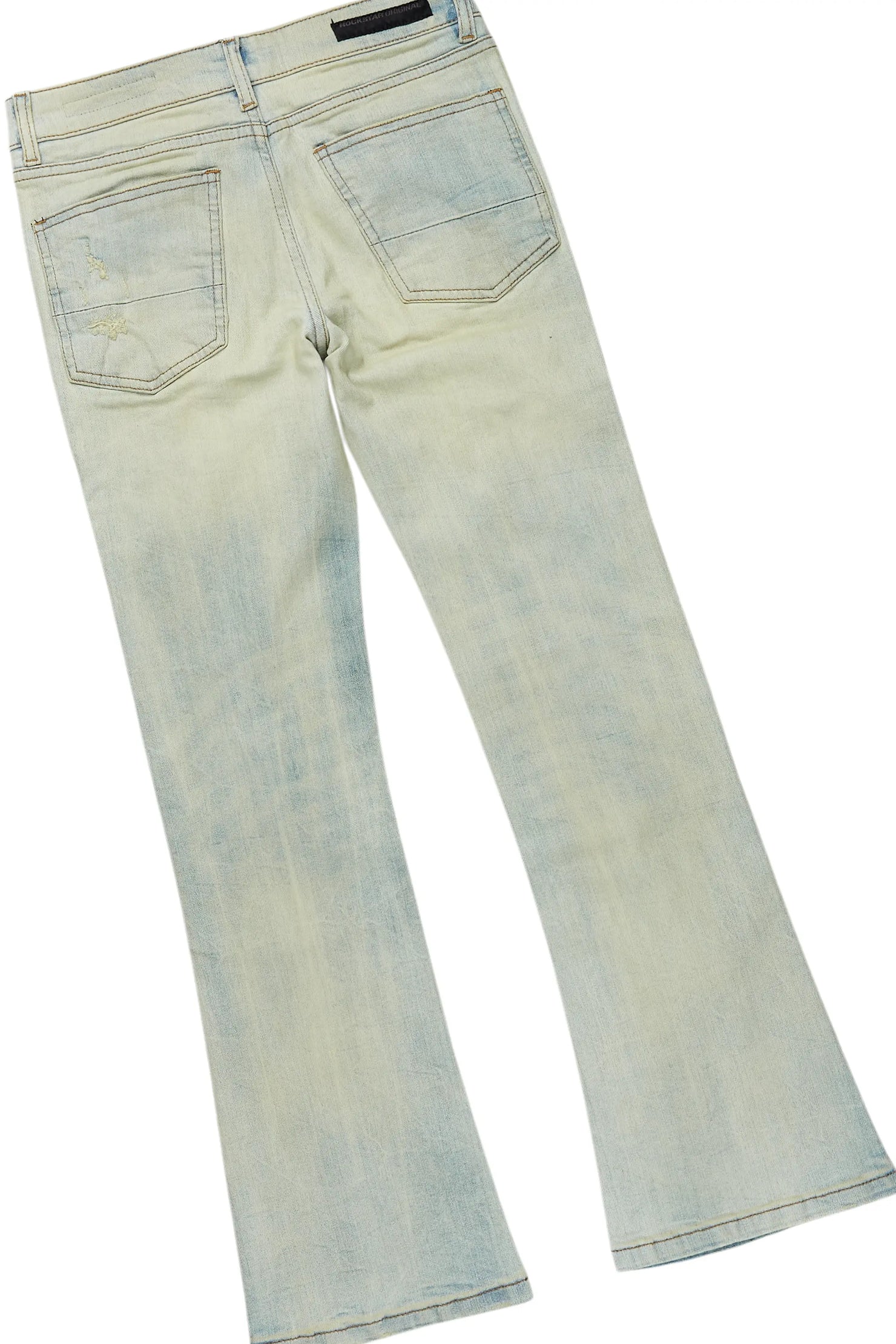 Boys Soweto Navy Hoodie/Stacked Flare Jean Set