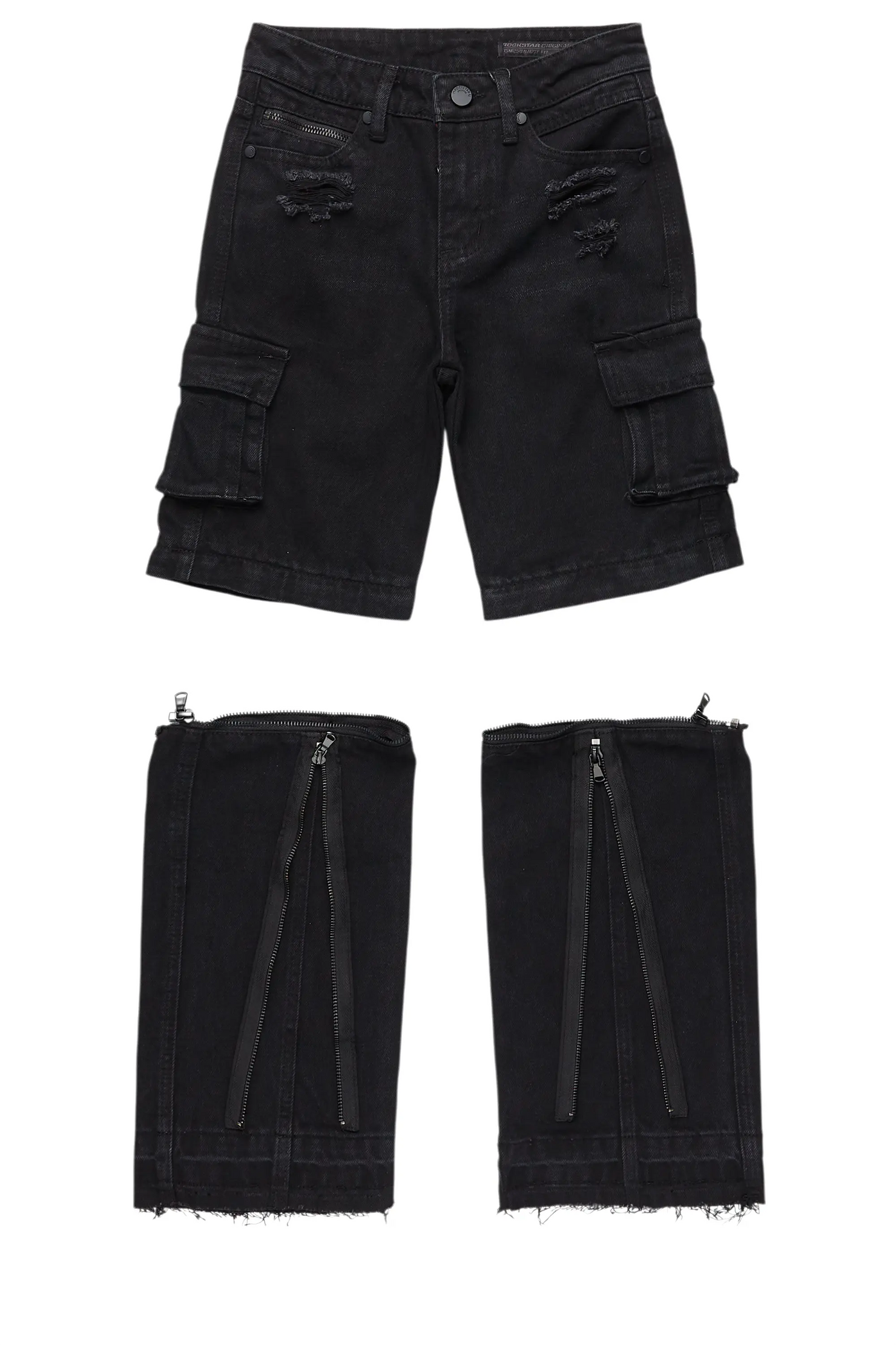 Boys Rupert Black Baggy Fit Jean