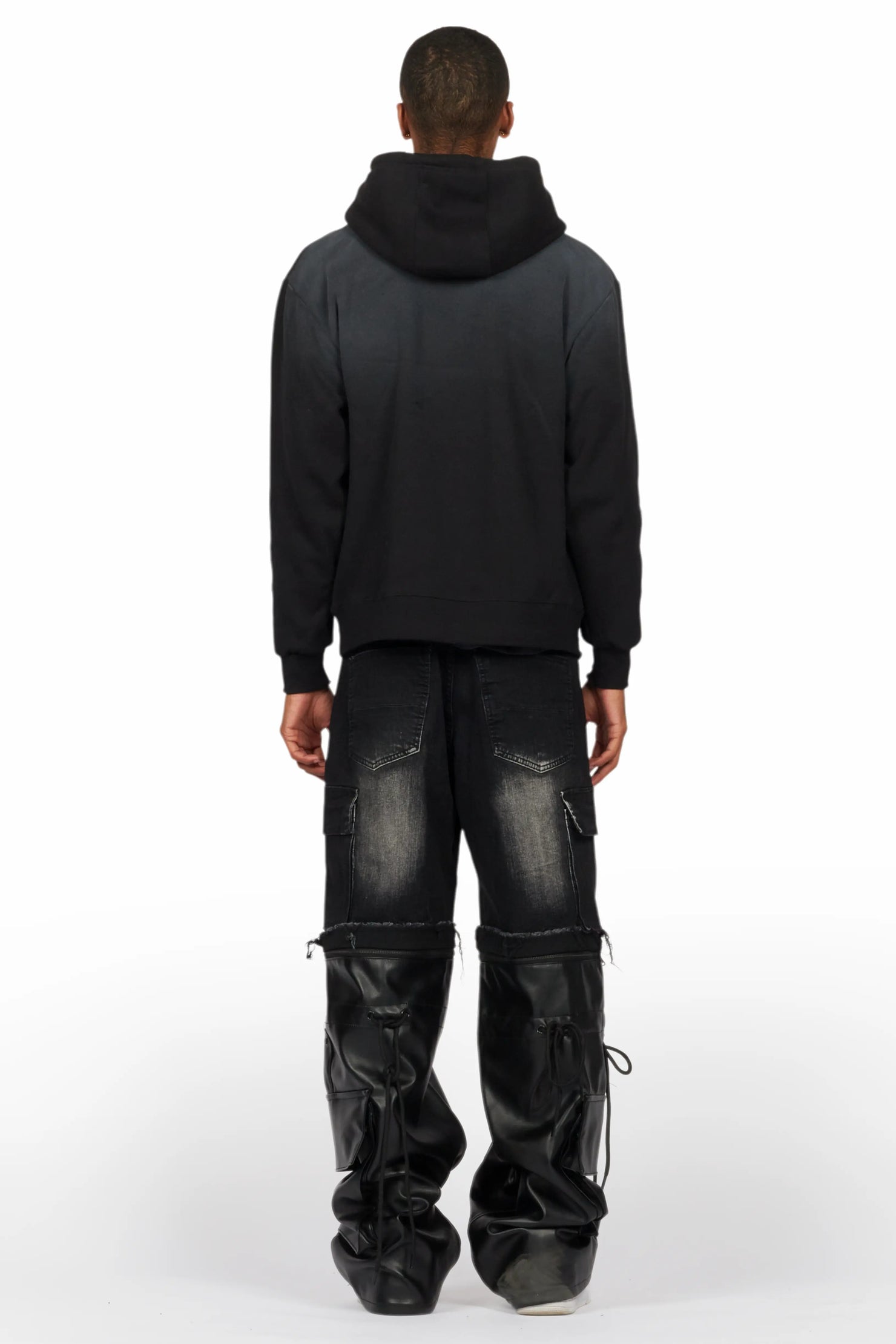 Bubble Black Graphic Hoodie