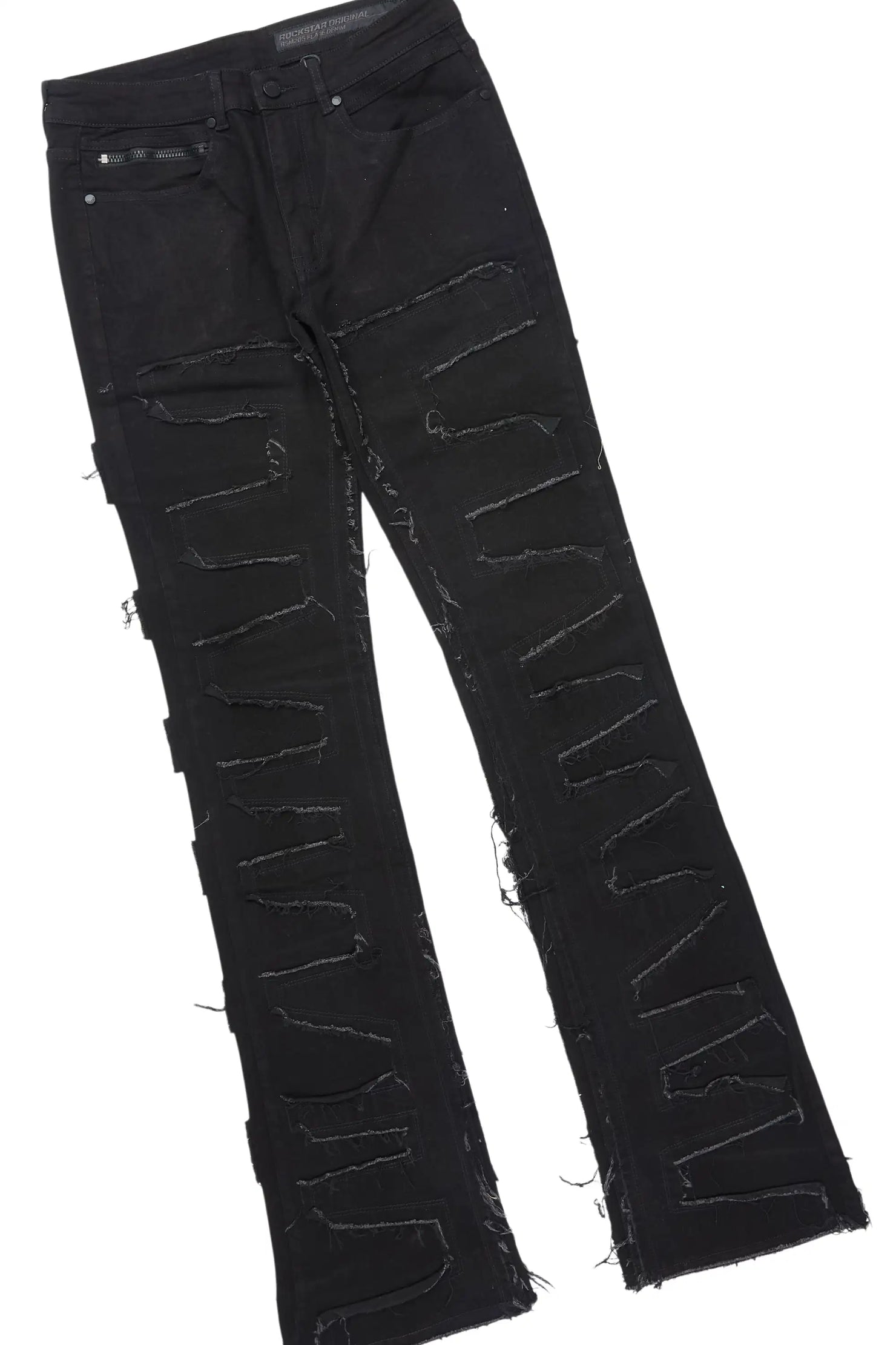 Lake Black T-Shirt/Stacked Flare Jean Bundle