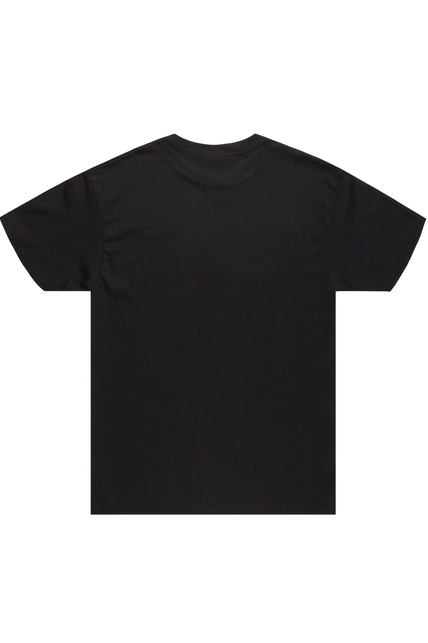 Basic Rockstar Black 2 Pack Plain T-Shirts