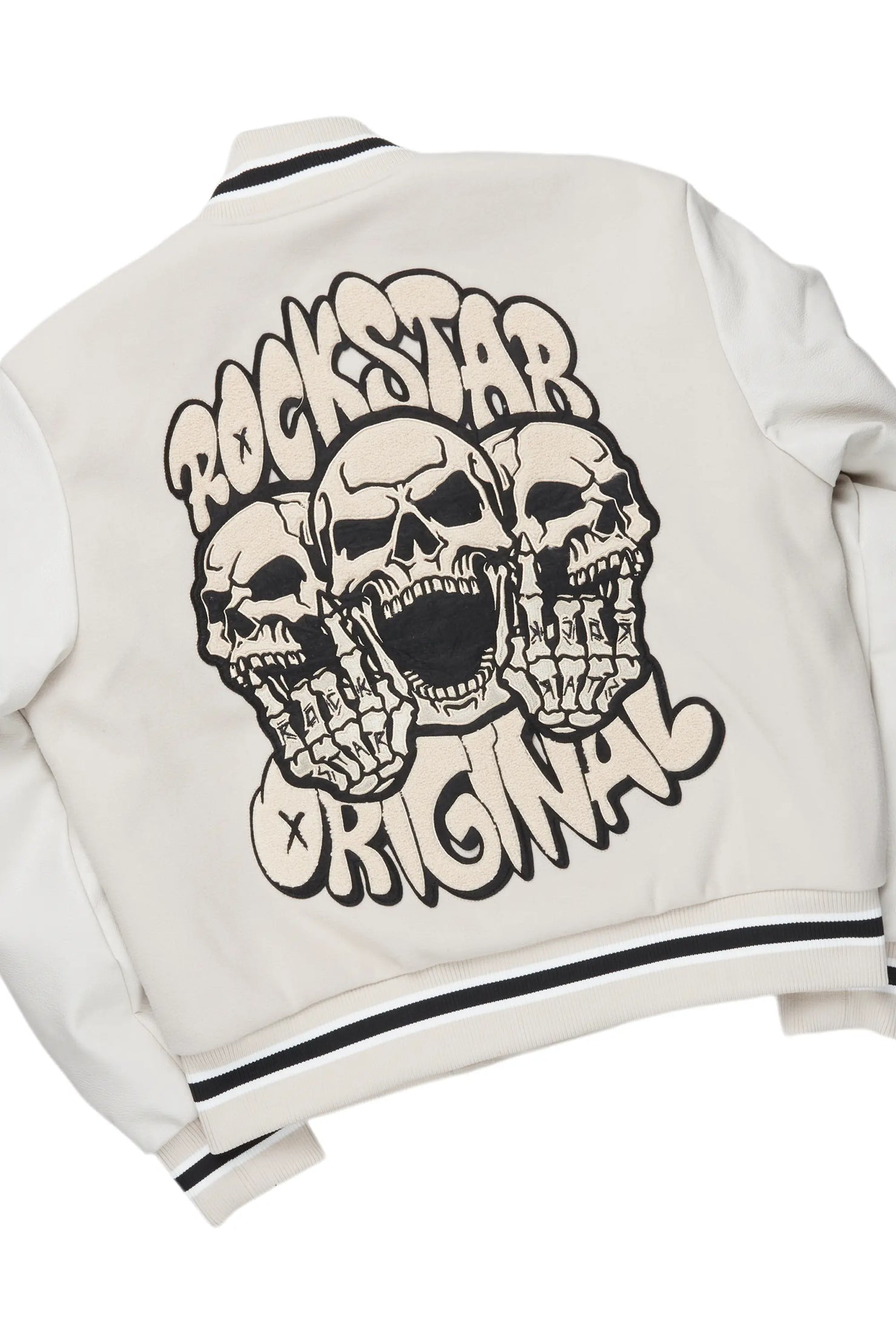 Rune Beige Varsity Jacket & Nand Baggy Jean Bundle