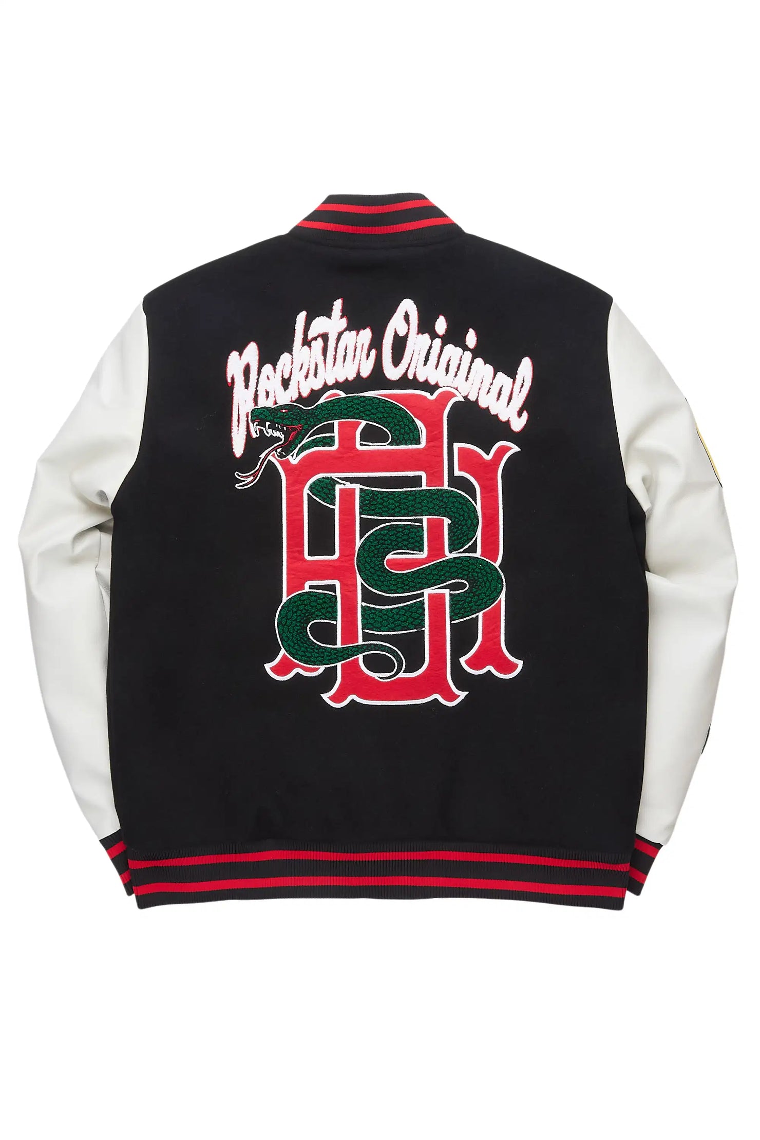 Python Black Varsity Jacket