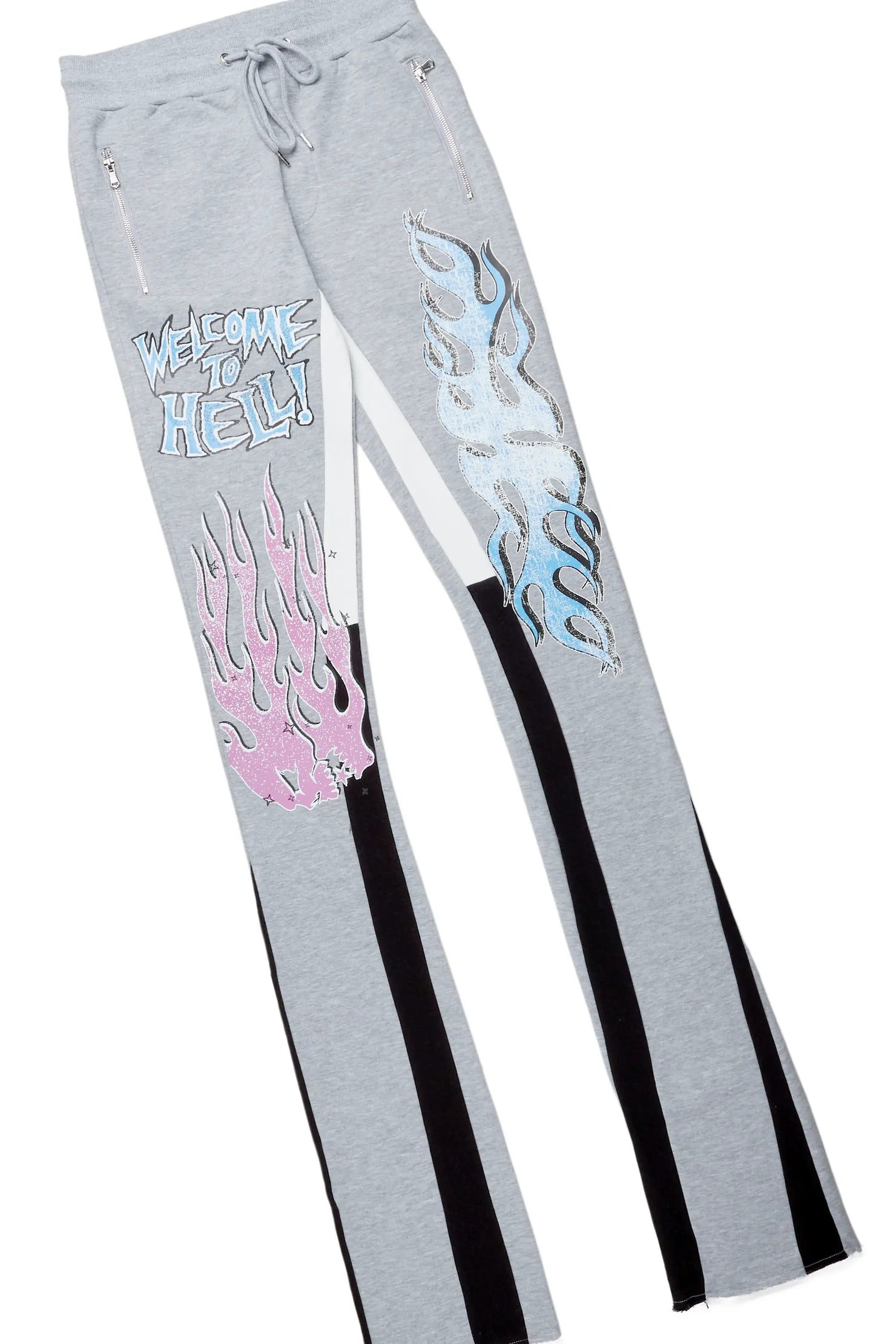 Gaston Grey Super Stacked Flare Track Set