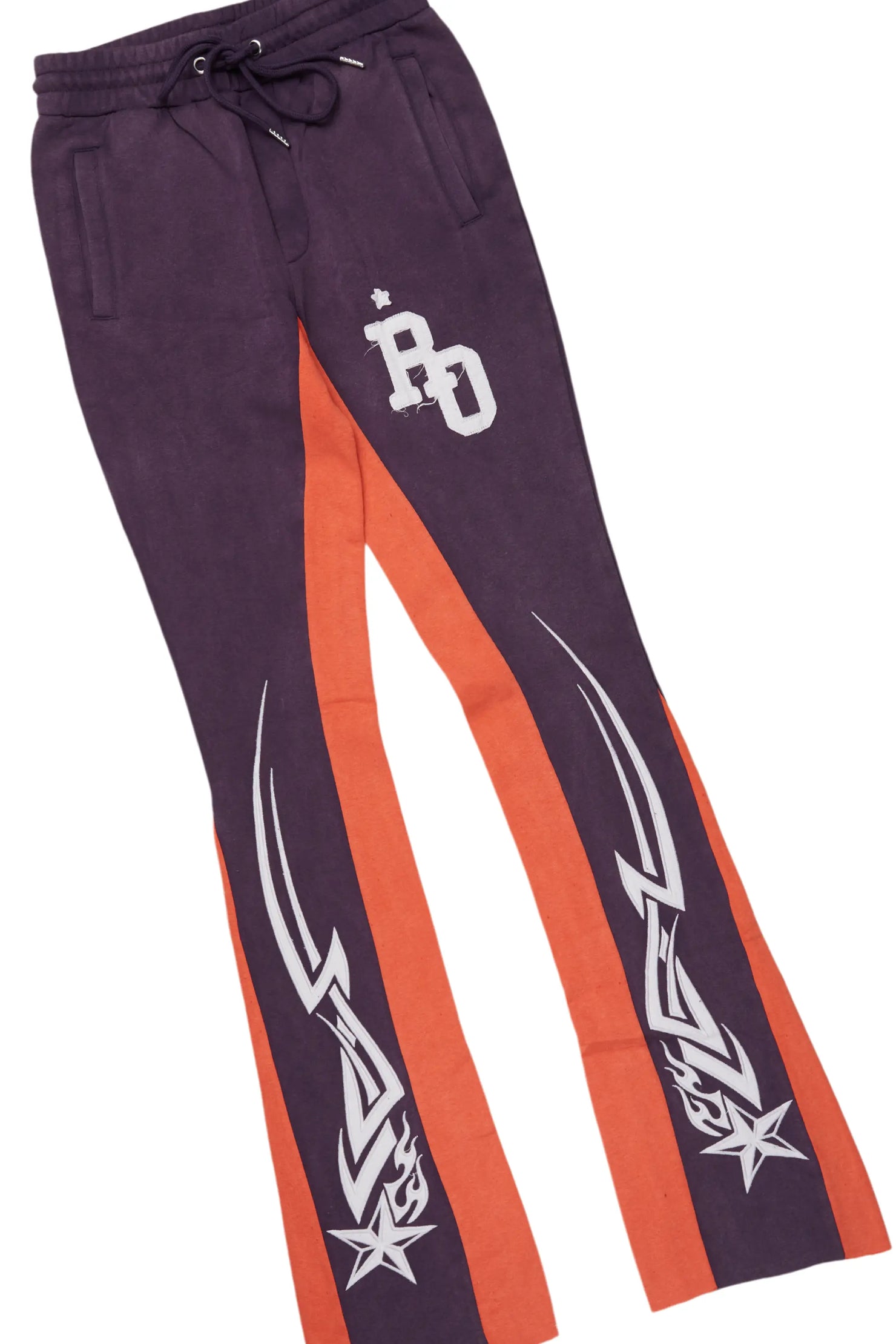 Pluton Purple Patchwork Stacked Track Set