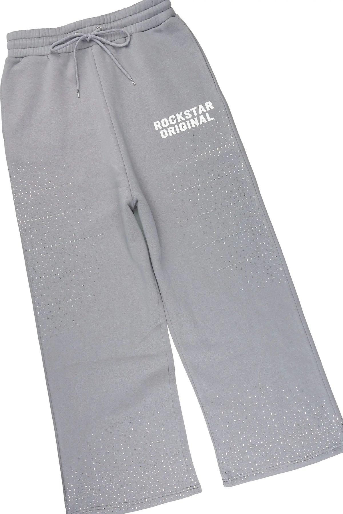 Eoghan Charcoal Rhinestone Hoodie/Baggy Pant Track Set