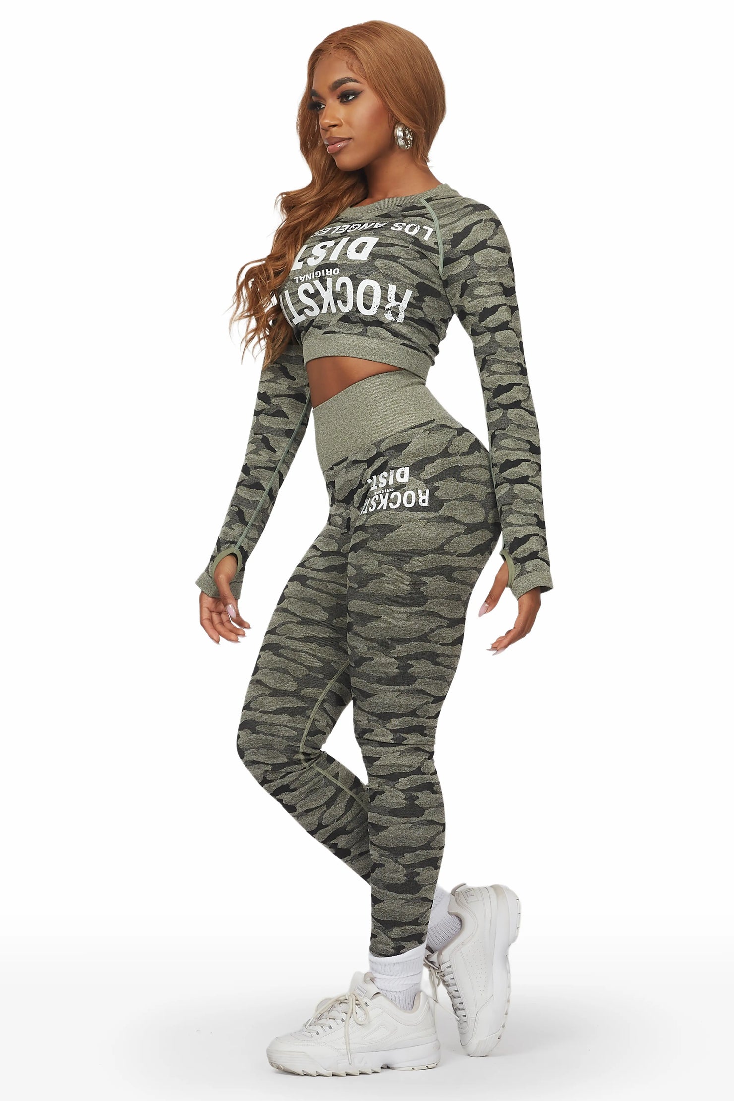 Sanaii Green Camo Active Set