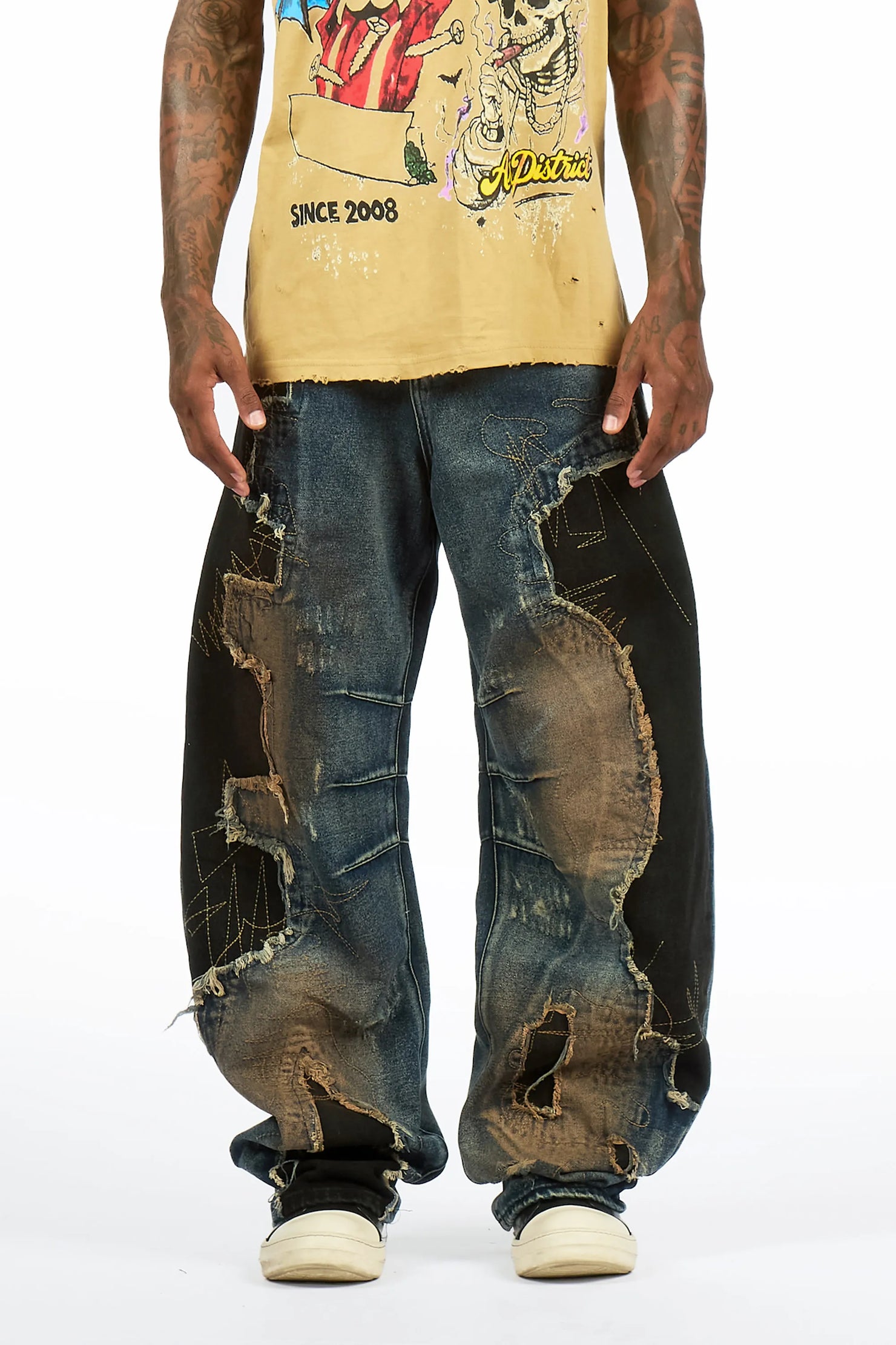 Tylen Blue Barrel Fit Jean