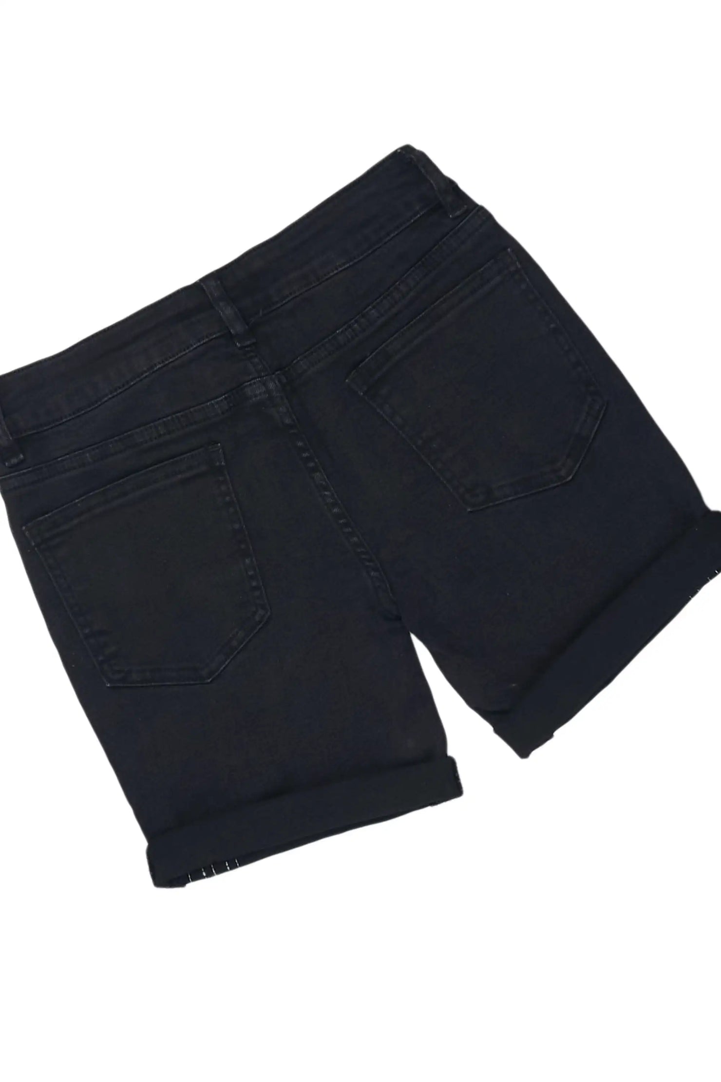 Girls Jumiper Black T-Shirt/Denim Short Set