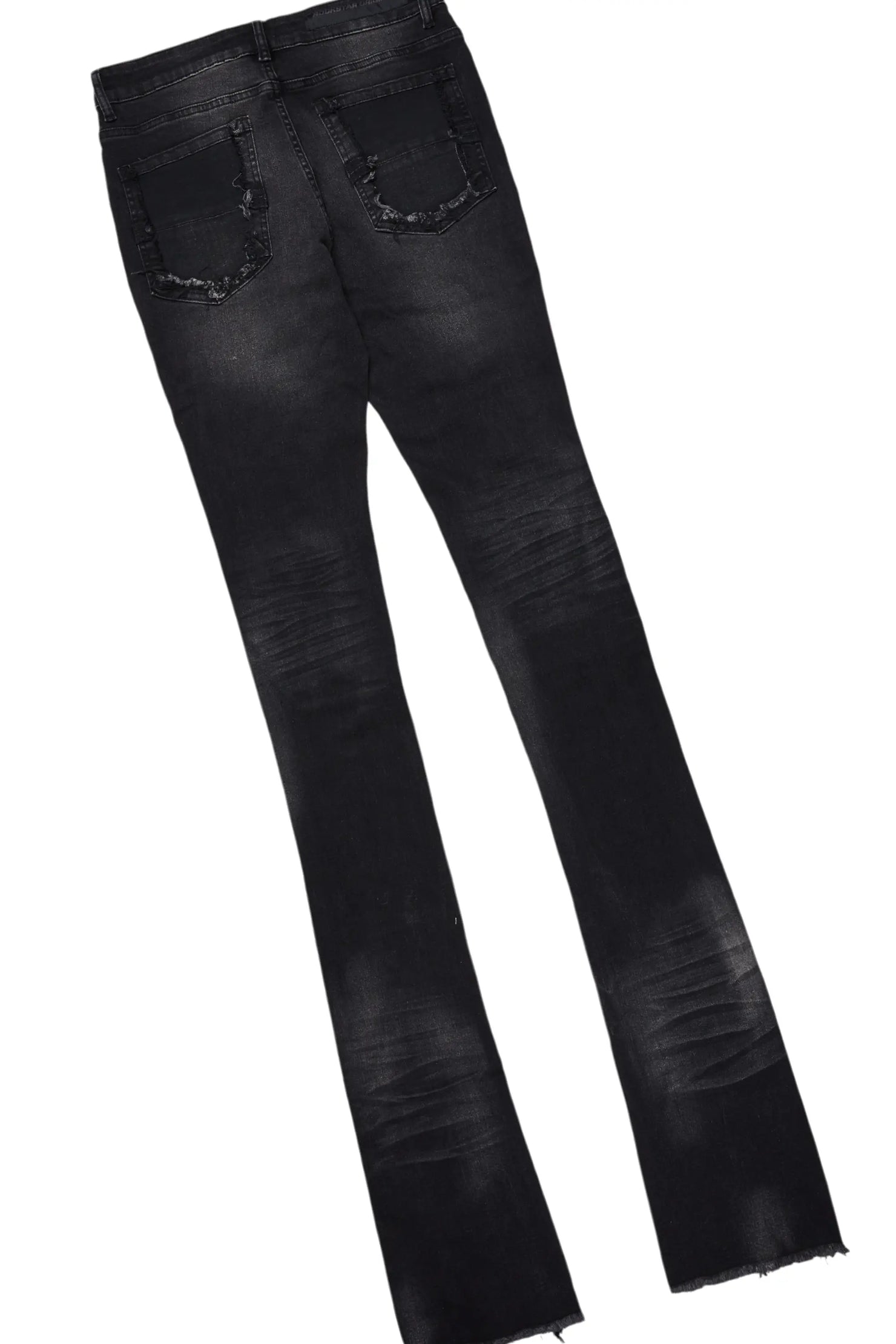 Filip Black Hoodie & Pooja Super Stacked Flare Jean Bundle