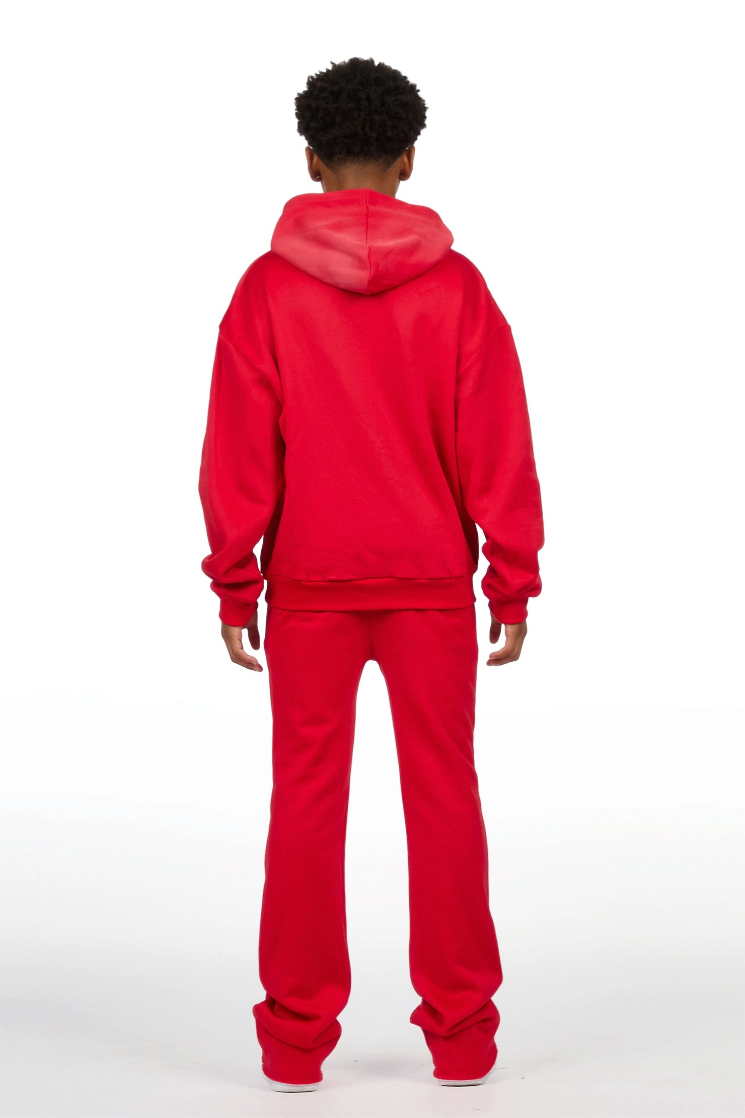 Boys Cicatrax Red Hoodie Track Set